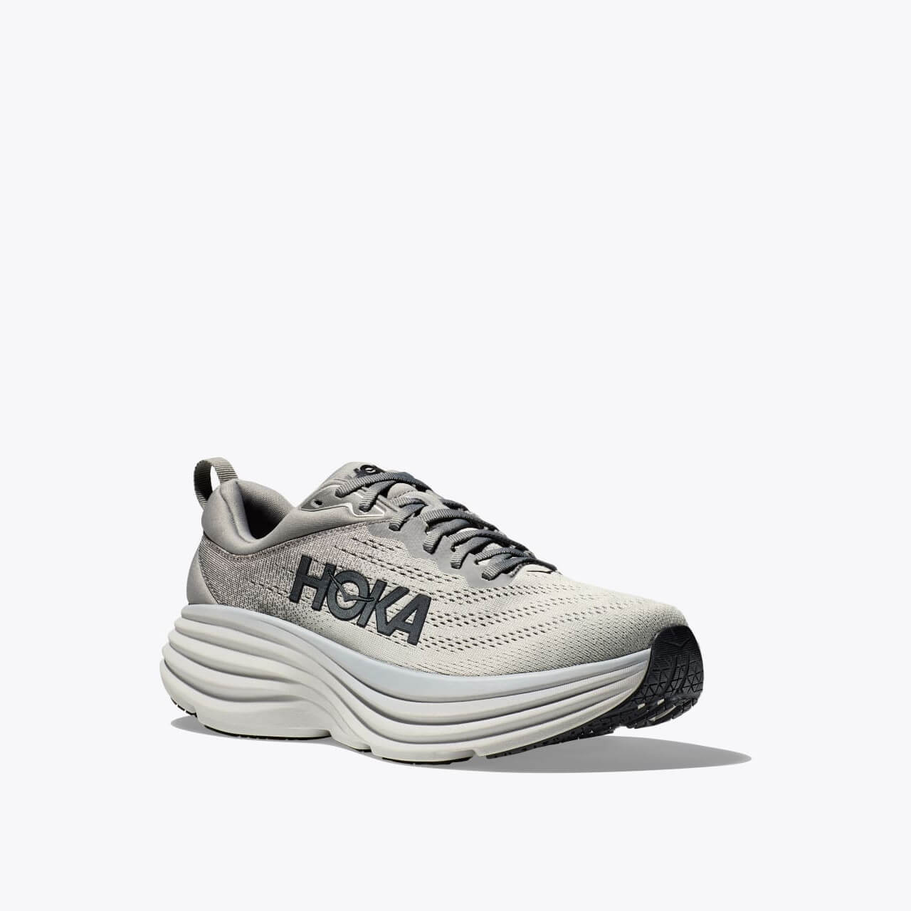 Pantofi de alergare gri Hoka Bondi 8 bărbați