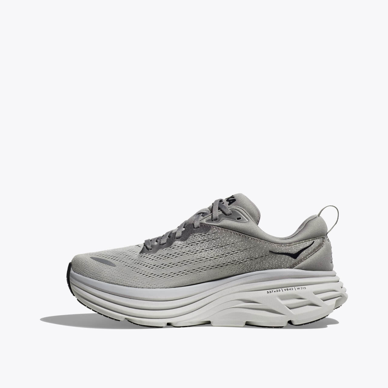 Pantofi de alergare gri Hoka Bondi 8 bărbați