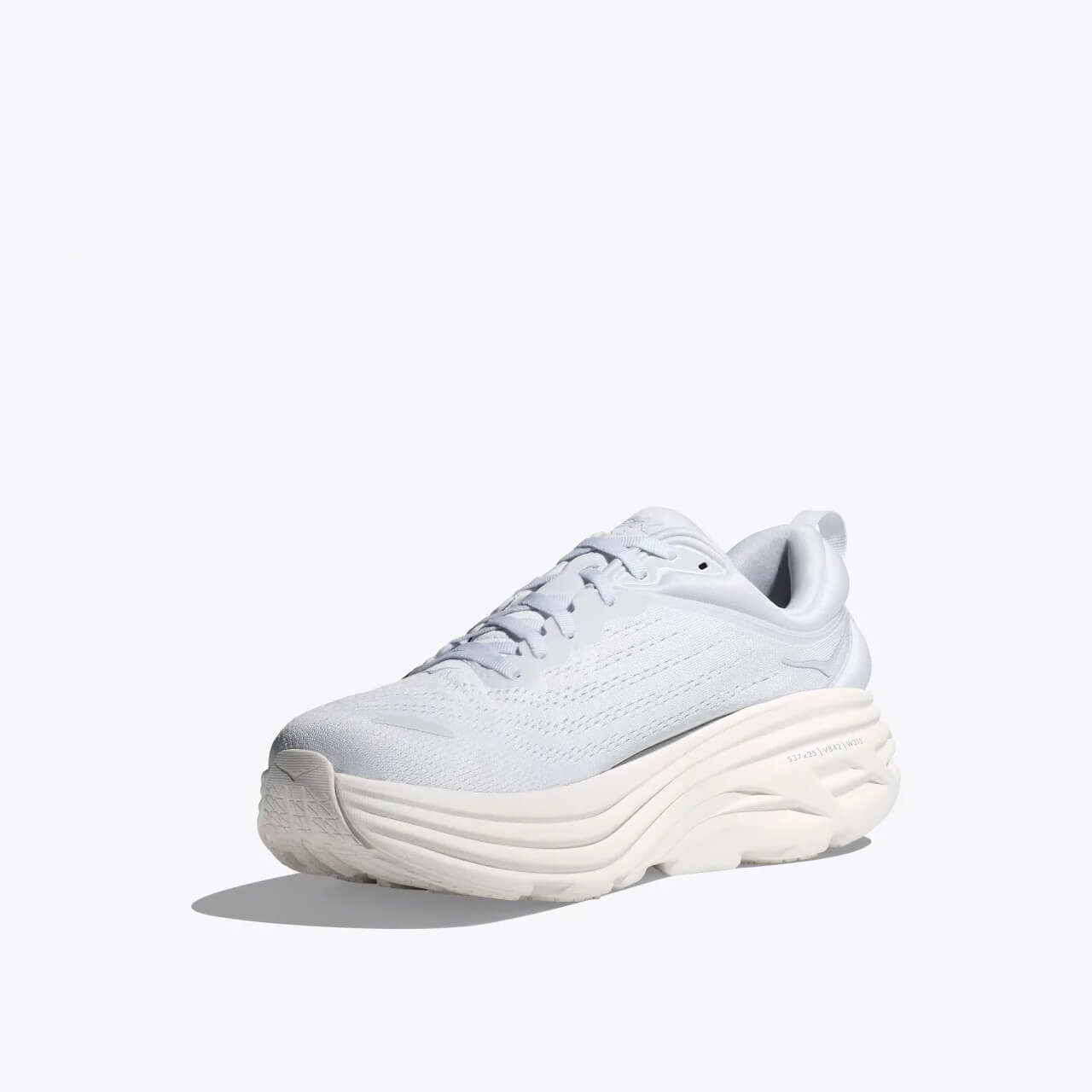 Pantofi de alergare albi Hoka Bondi 8 bărbați