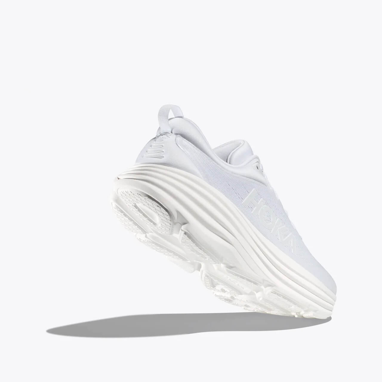 Pantofi de alergare albi Hoka Bondi 8 bărbați