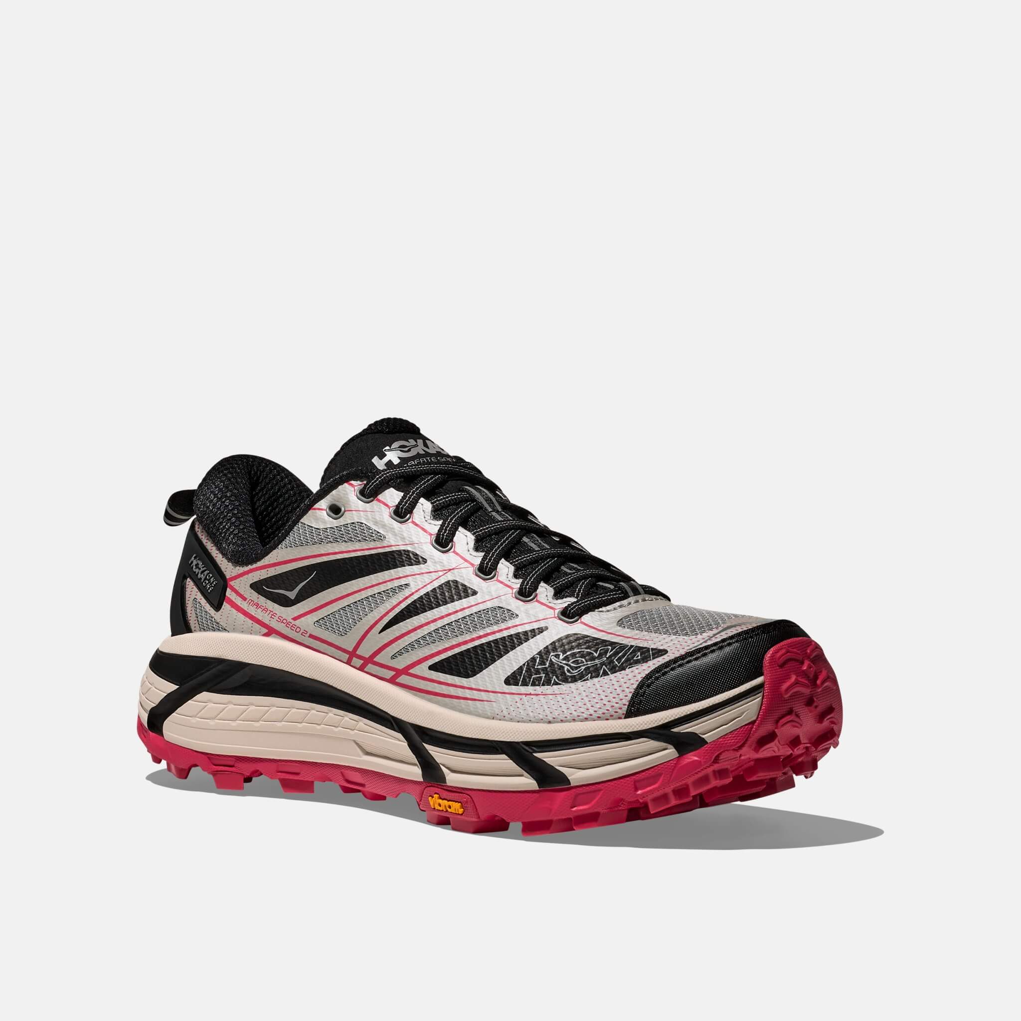 Pantofi sport gri-negru Hoka Mafate Speed 2 unisex