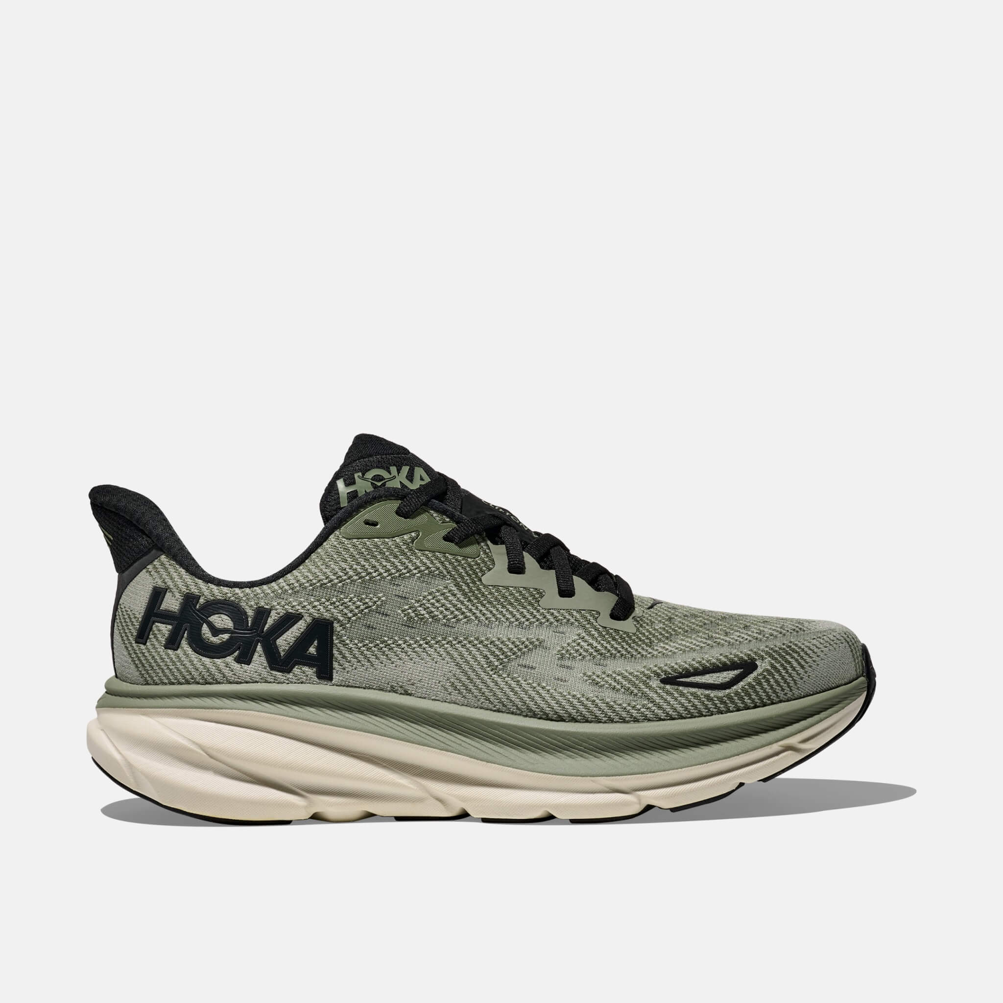 Pantofi sport verzi Hoka Clifton 9 bărbați