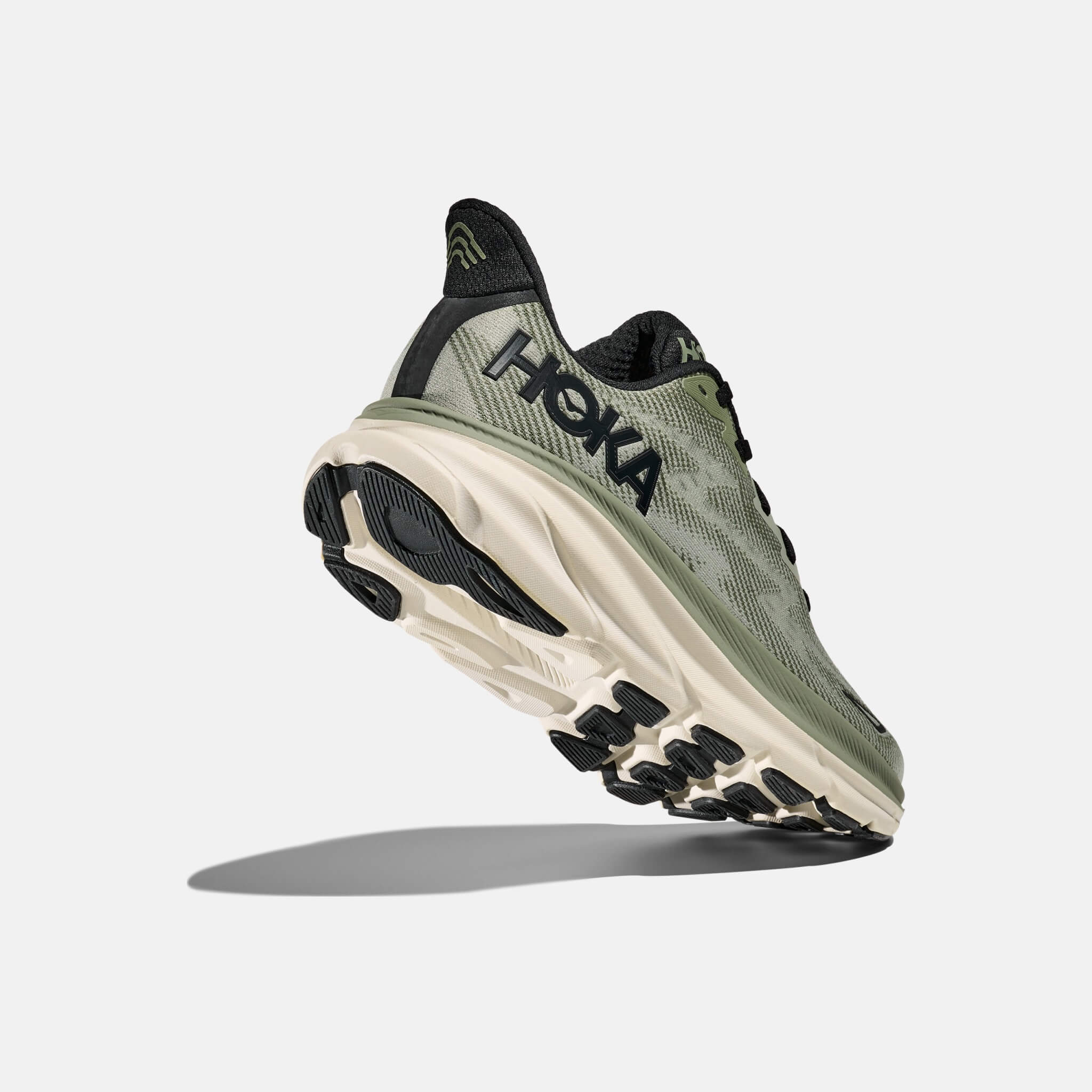 Pantofi sport verzi Hoka Clifton 9 bărbați