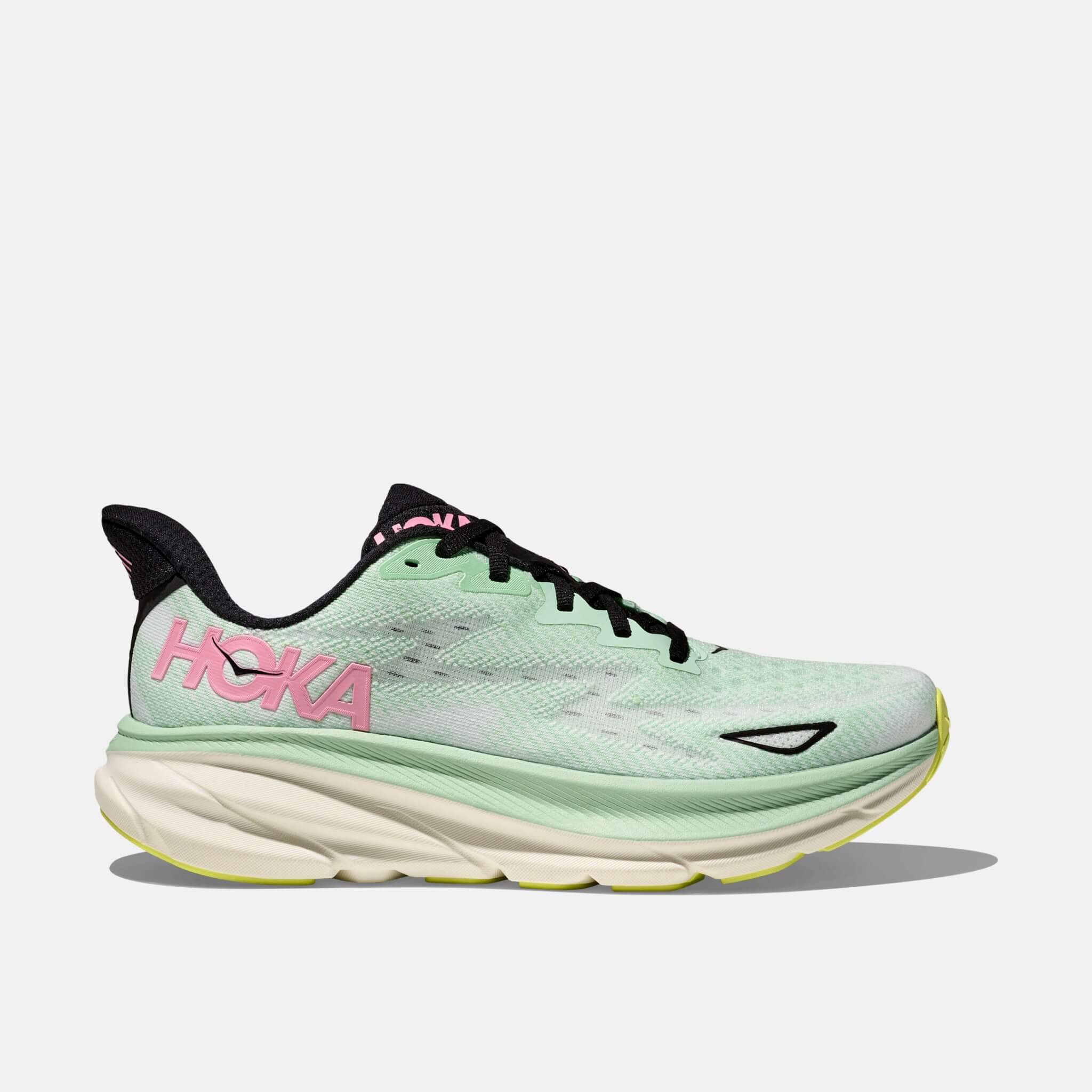 Pantofi sport verzi Hoka Clifton 9 de damă