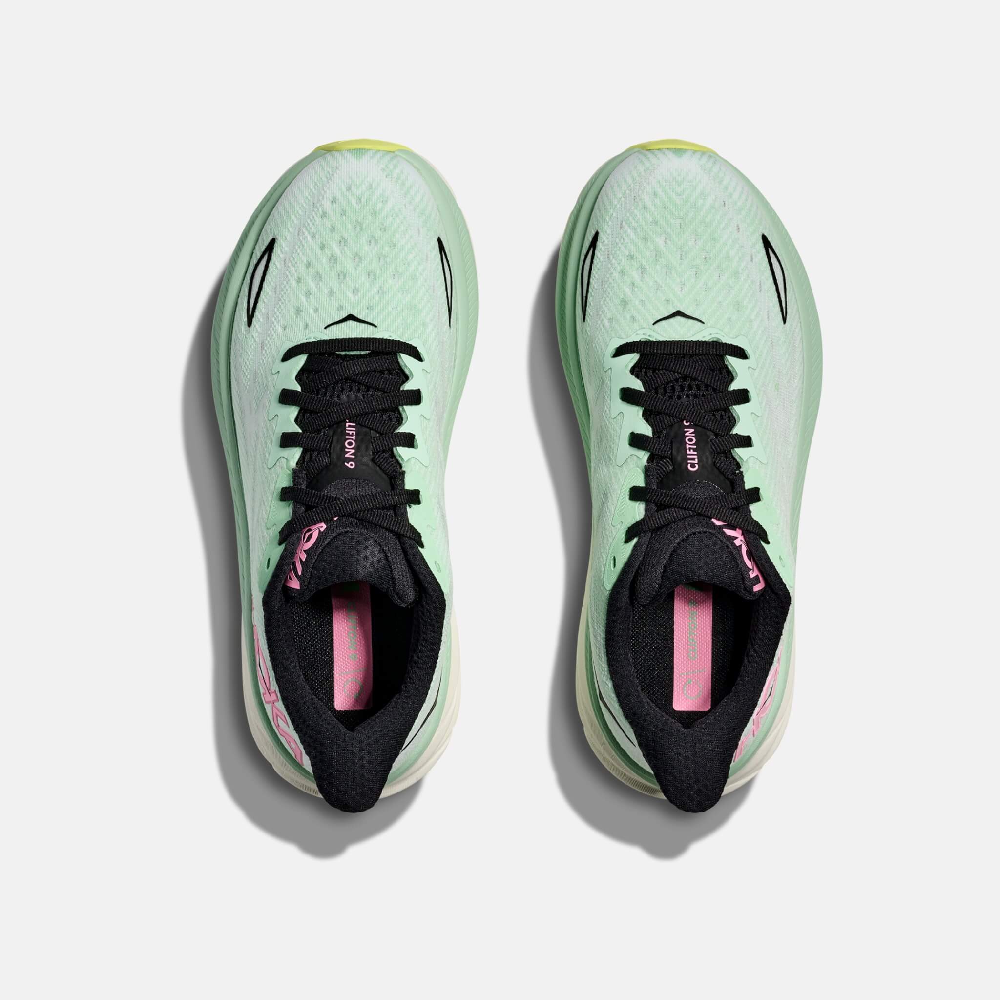 Pantofi sport verzi Hoka Clifton 9 de damă