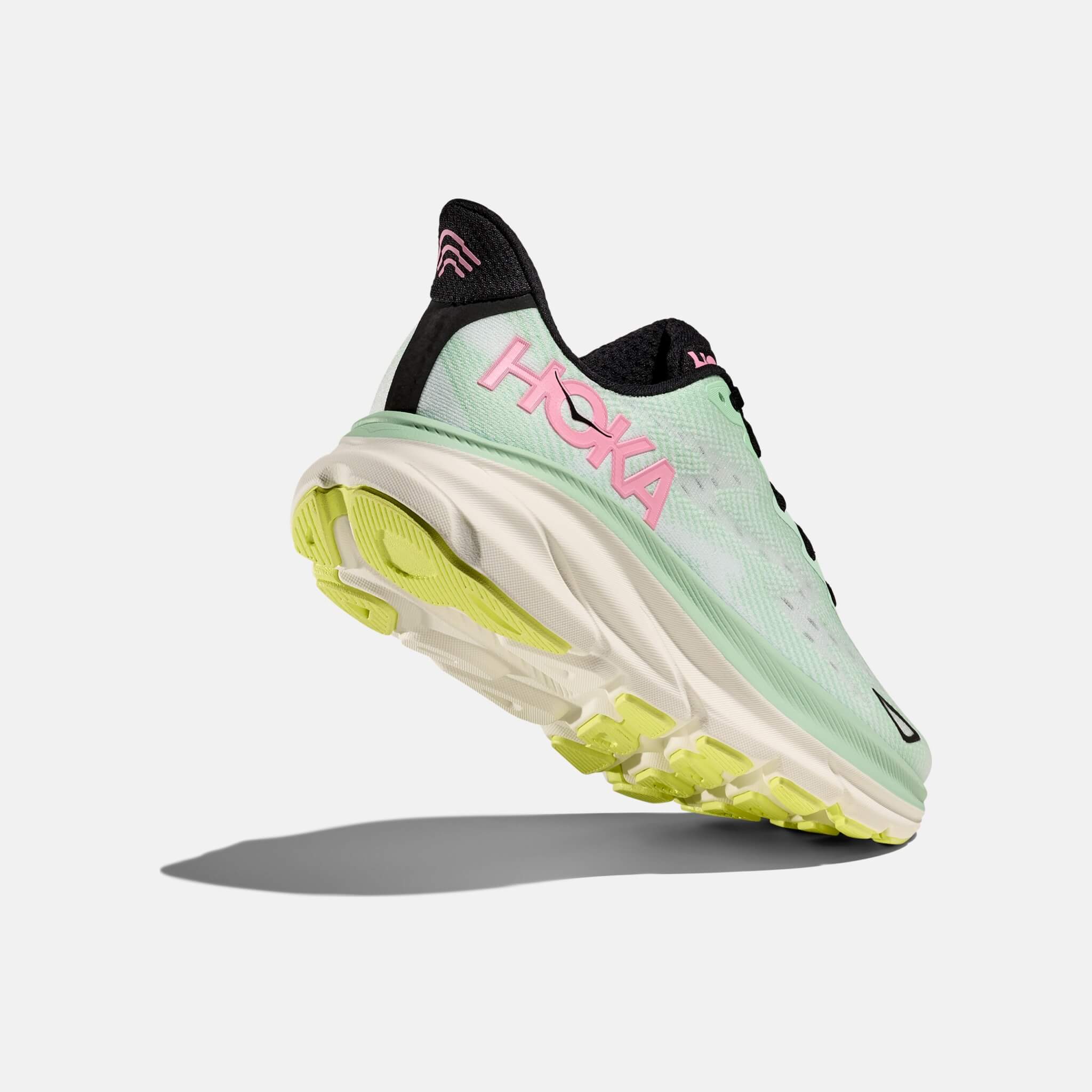 Pantofi sport verzi Hoka Clifton 9 de damă