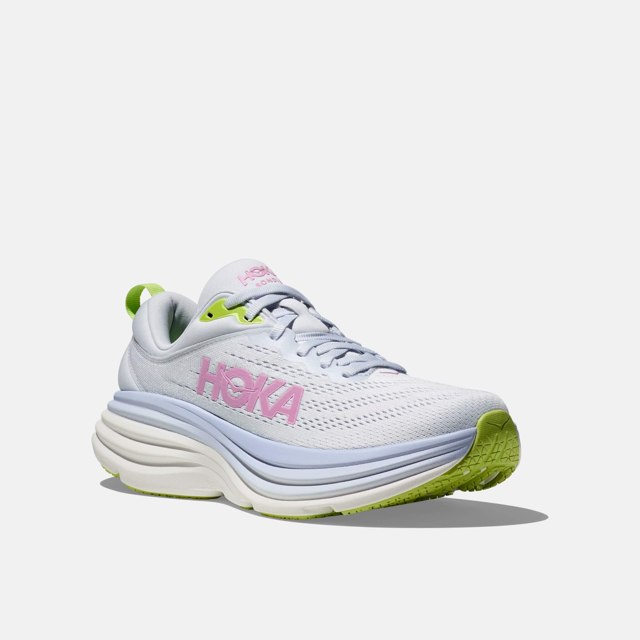 Pantofi sport gri-mov Hoka Bondi 8 de damă