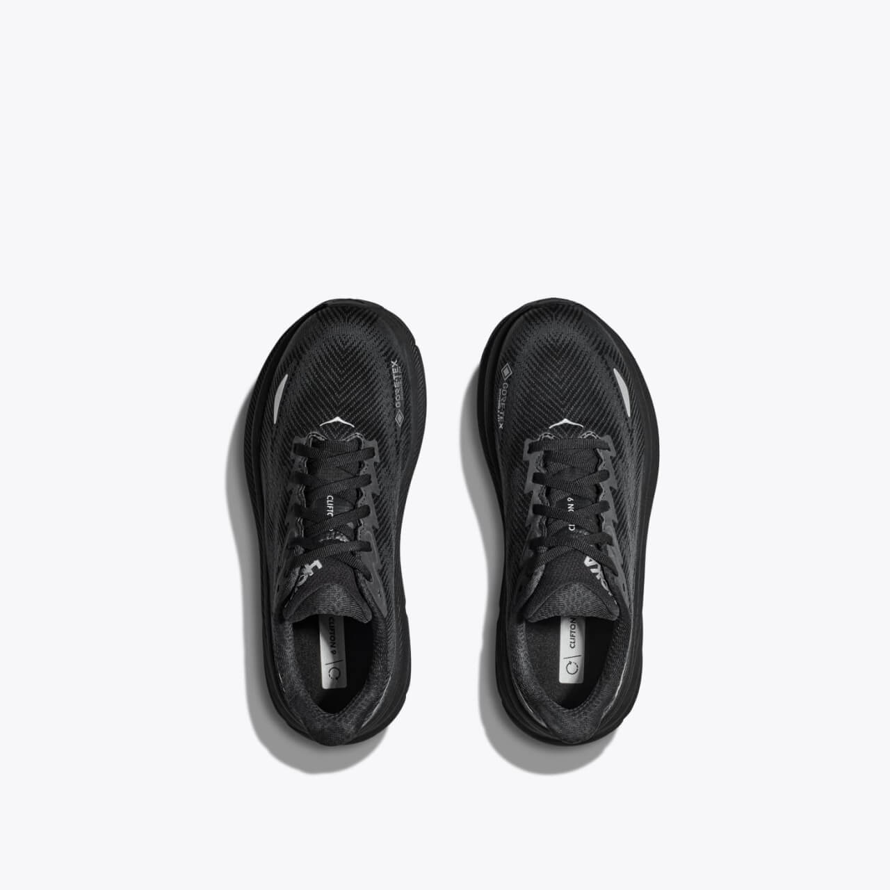 Pantofi de alergare negri Hoka Clifton 9 GTX de damă