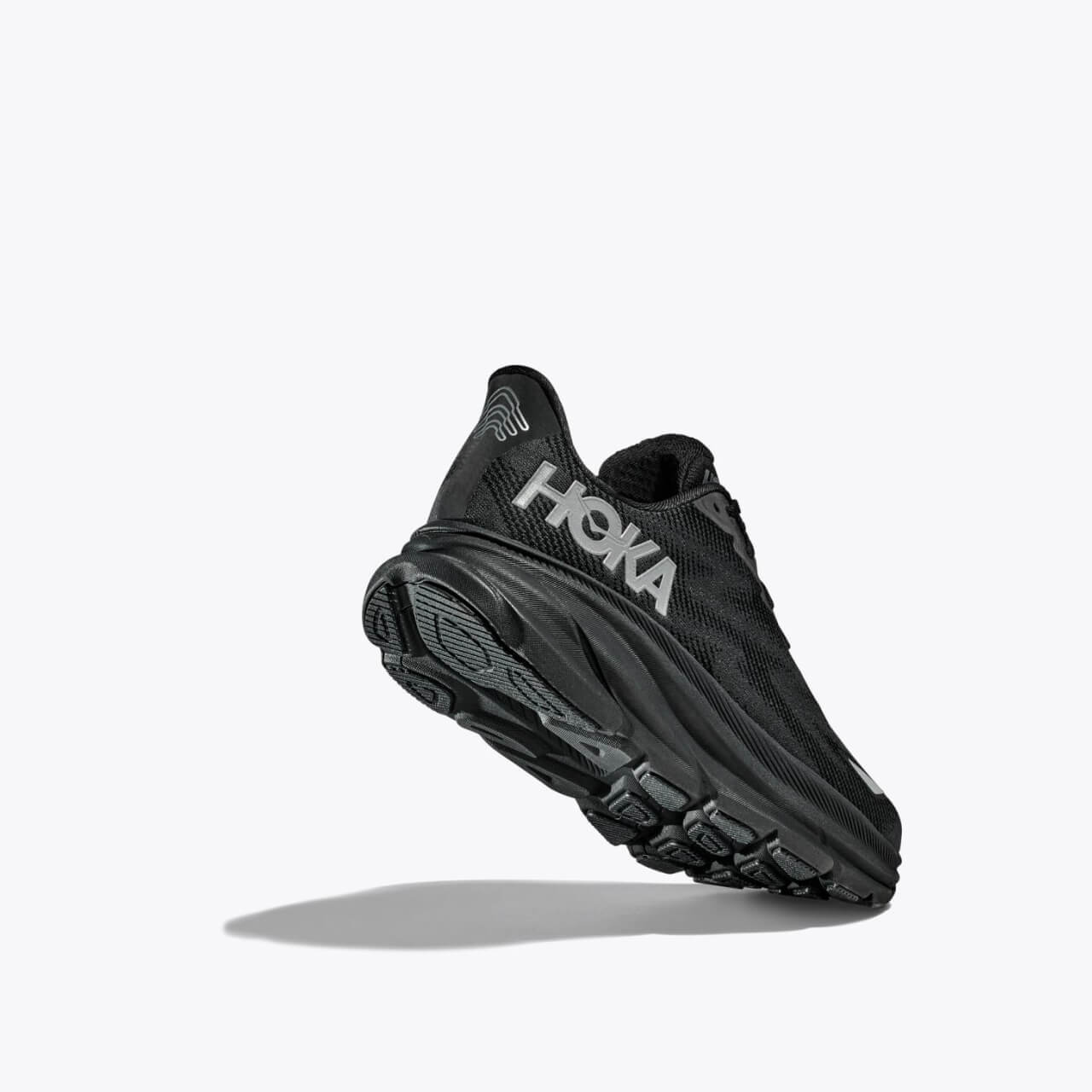 Pantofi de alergare negri Hoka Clifton 9 GTX de damă