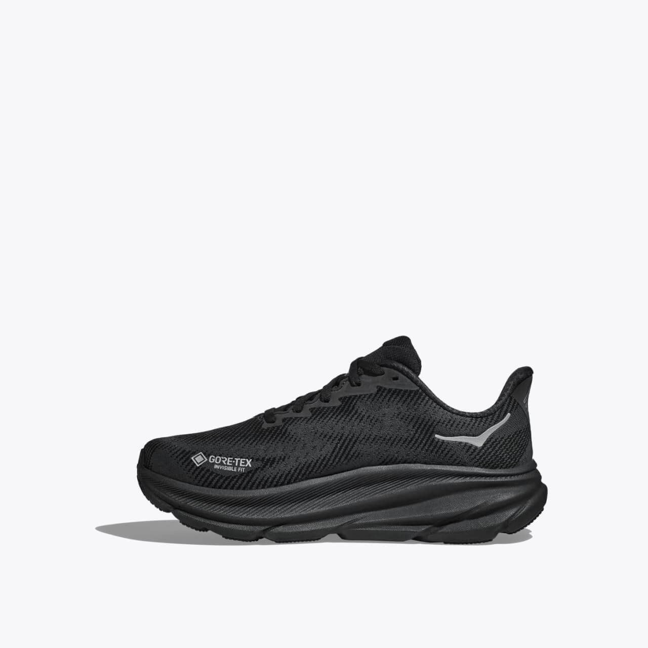 Pantofi de alergare negri Hoka Clifton 9 GTX de damă