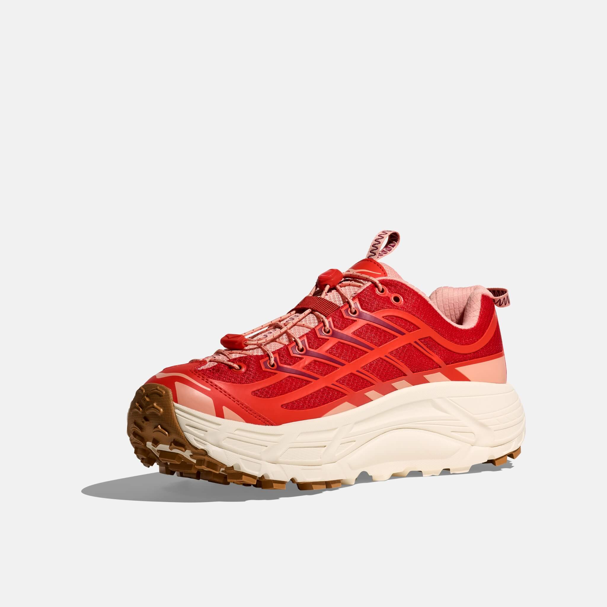 Pantofi sport roșii Hoka Mafate Three2 unisex