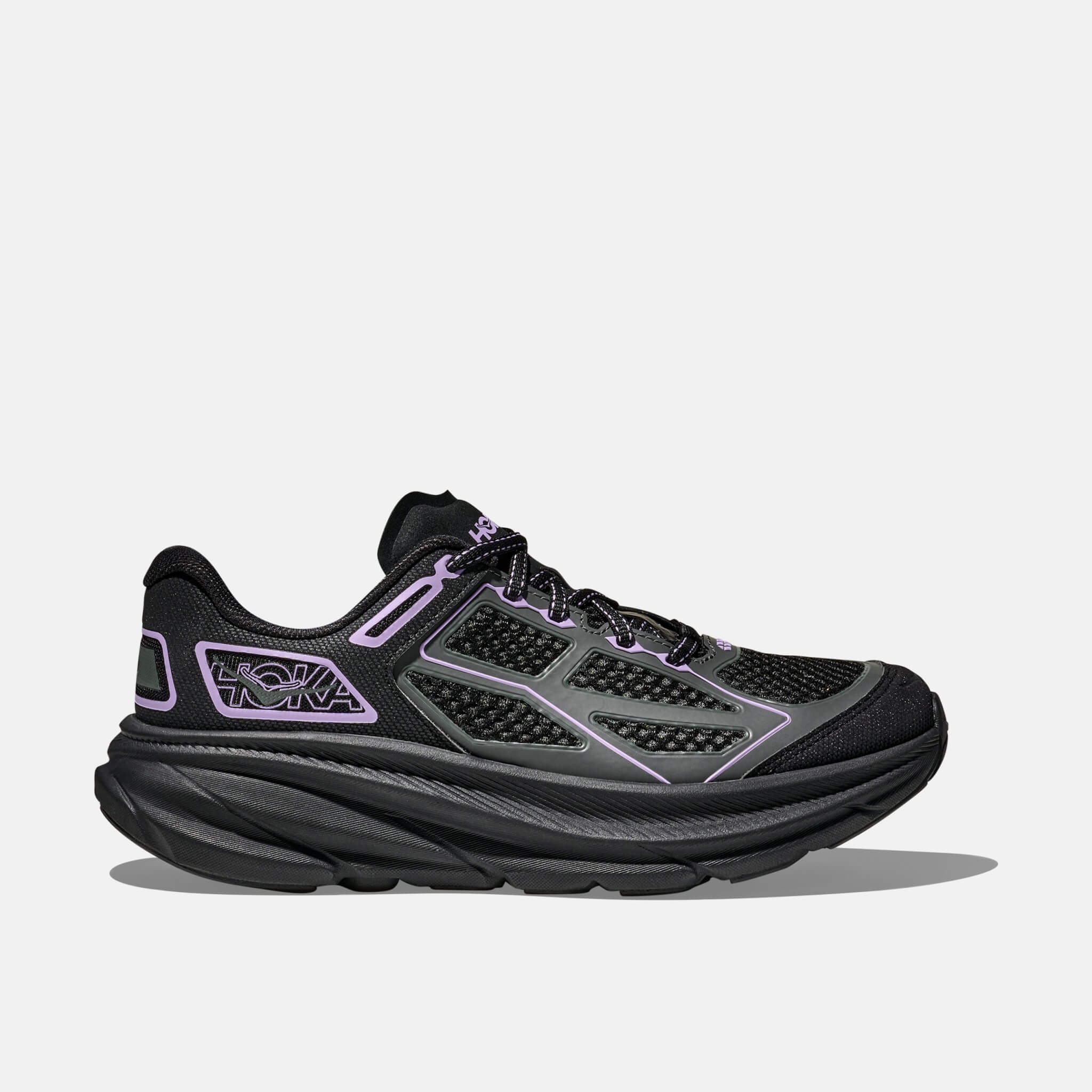 Pantofi sport negru-mov Hoka Clifton One9 unisex