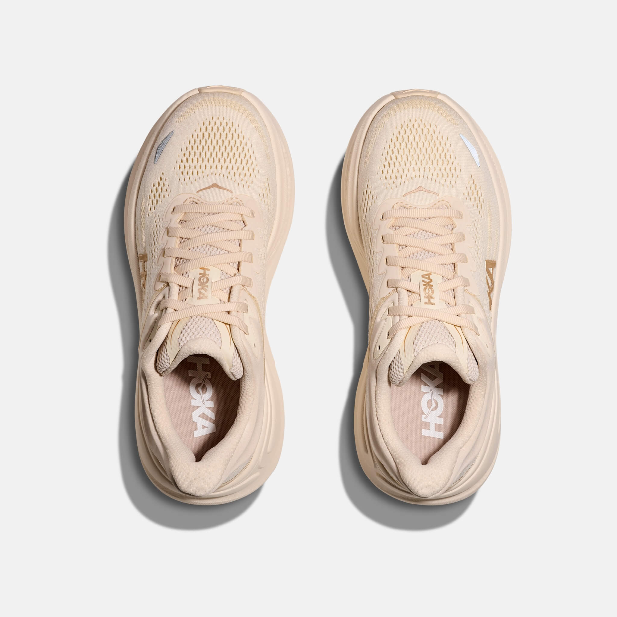 Pantofi sport crem Hoka Bondi 9 de damă