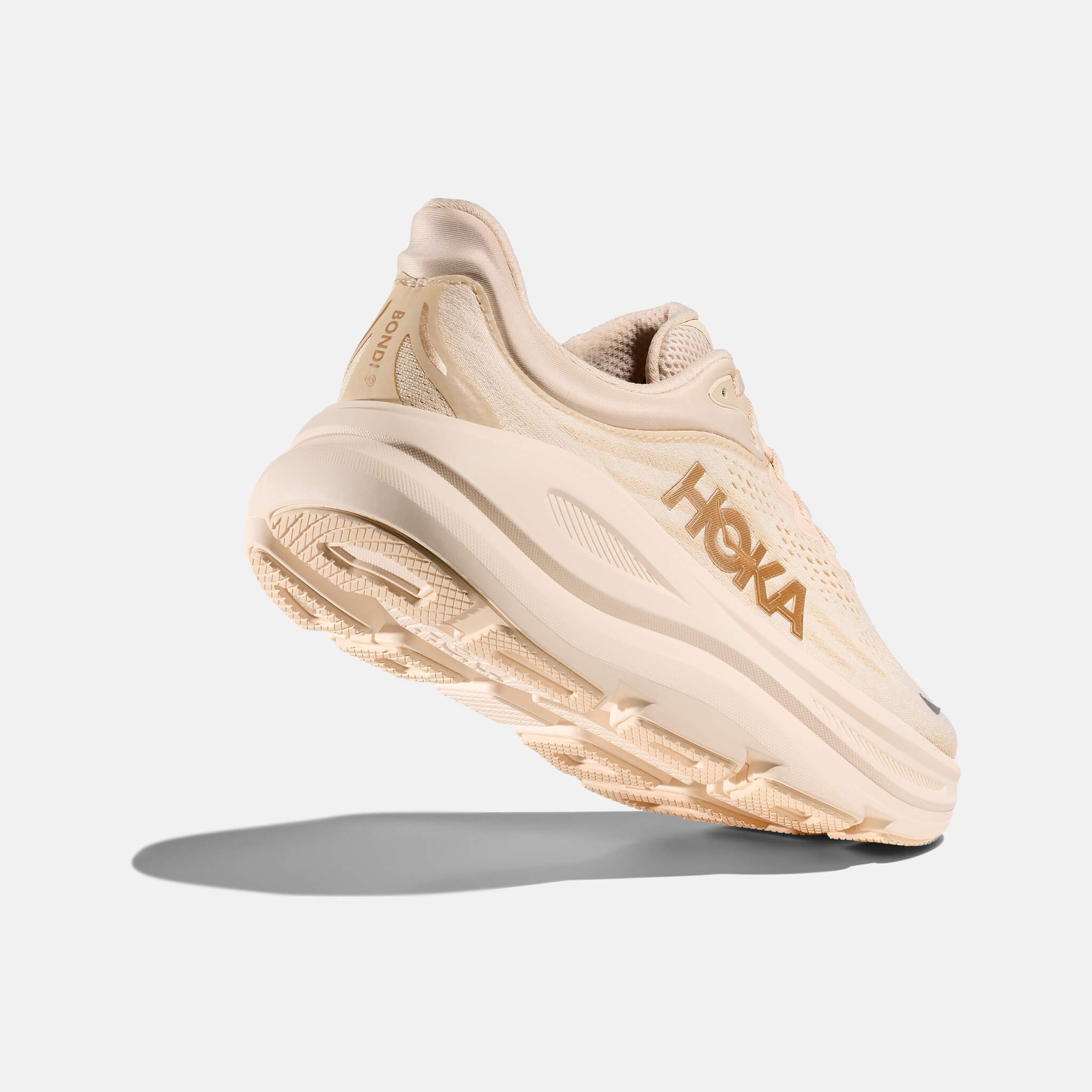 Pantofi sport crem Hoka Bondi 9 de damă