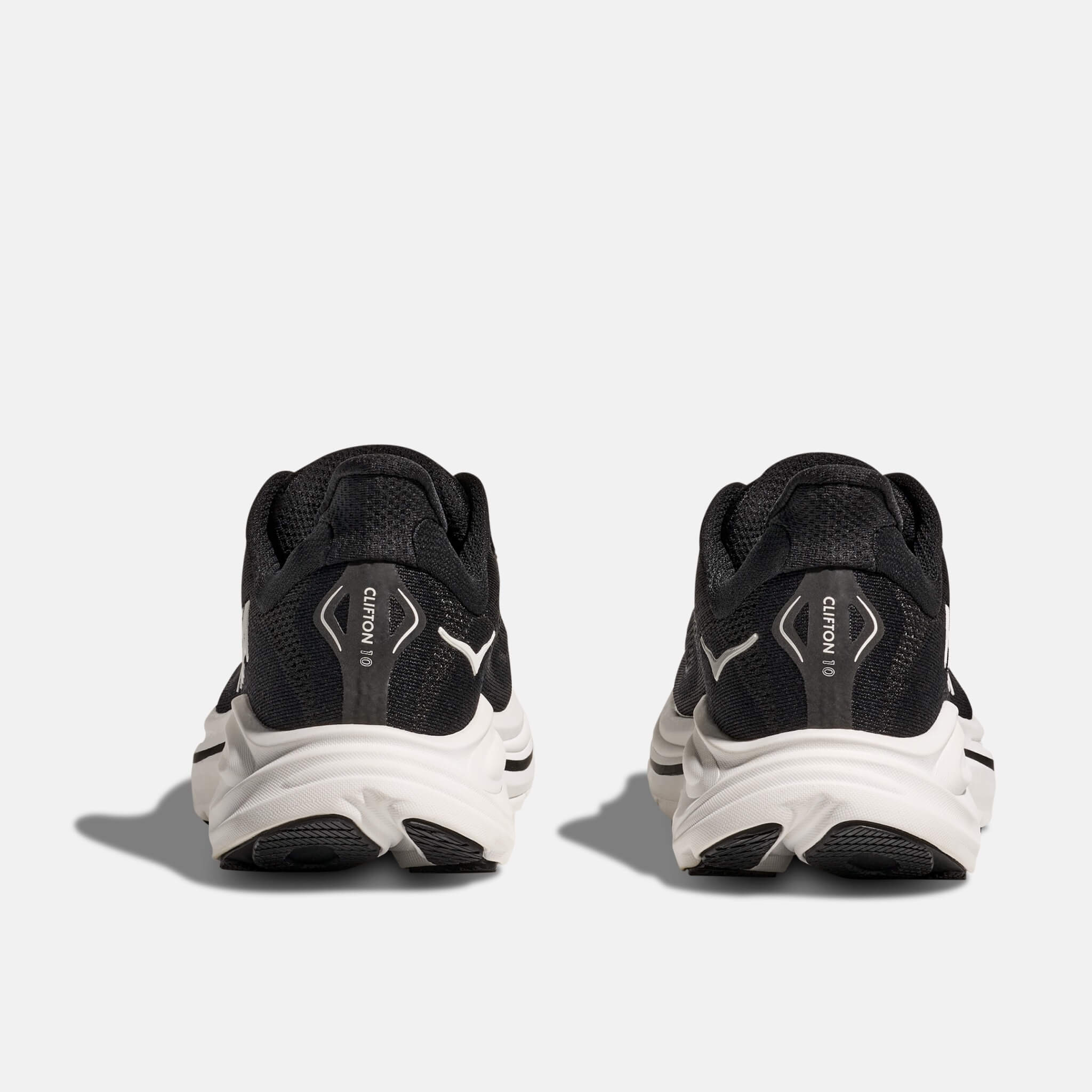 Pantofi sport alb-negru Hoka Clifton 10 bărbați
