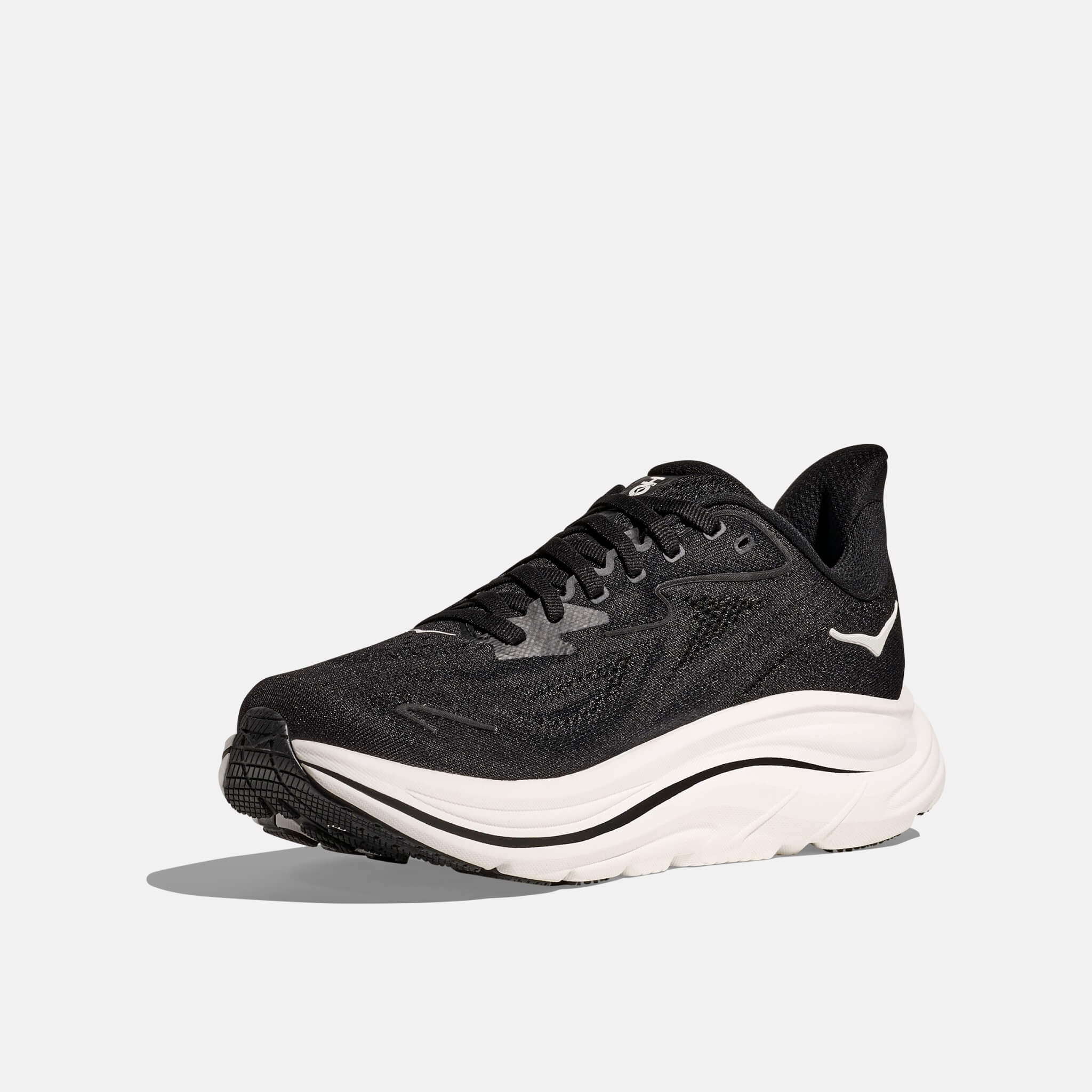 Pantofi sport alb-negru Hoka Clifton 10 de damă
