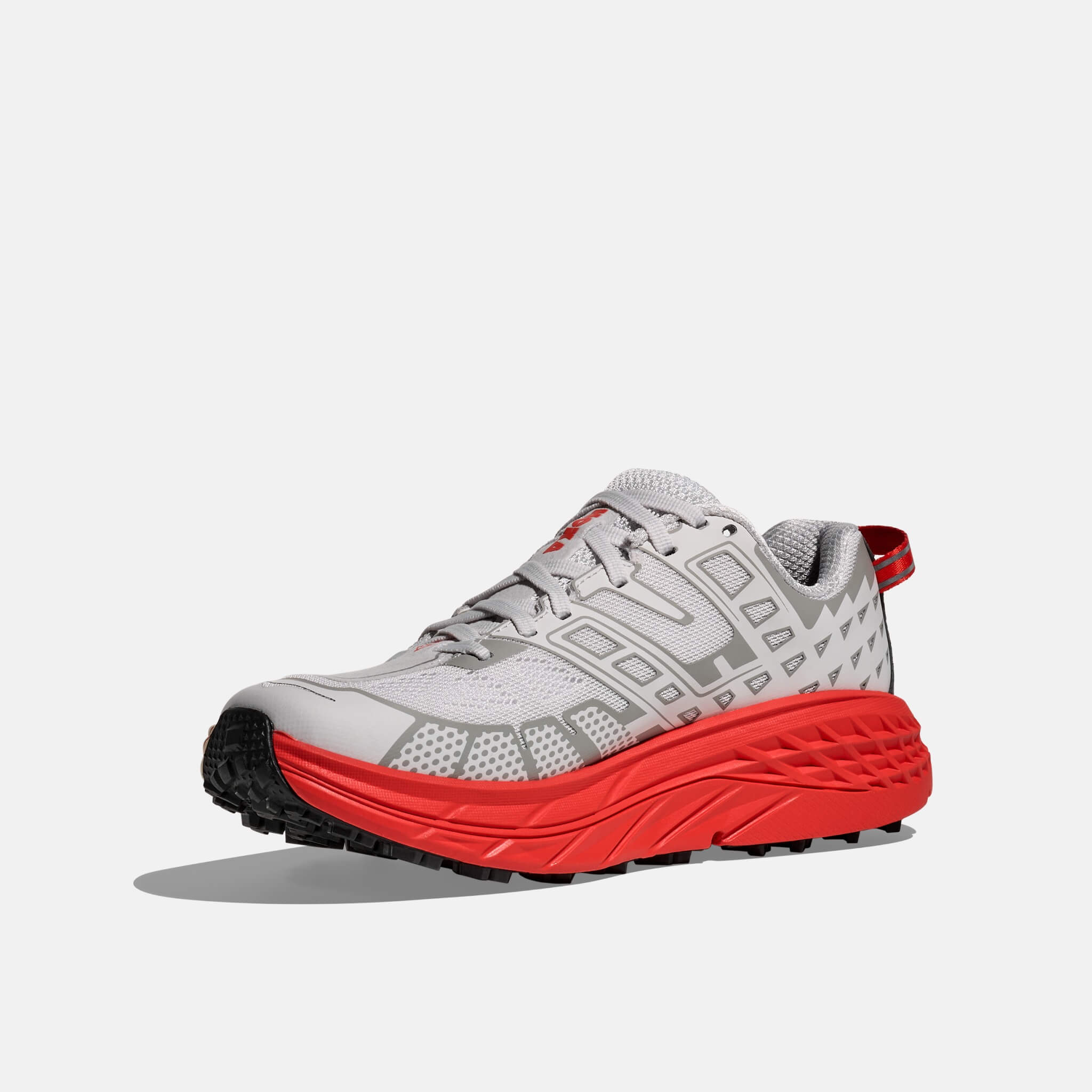 Pantofi sport gri-roșu Hoka Speedgoat 2 unisex