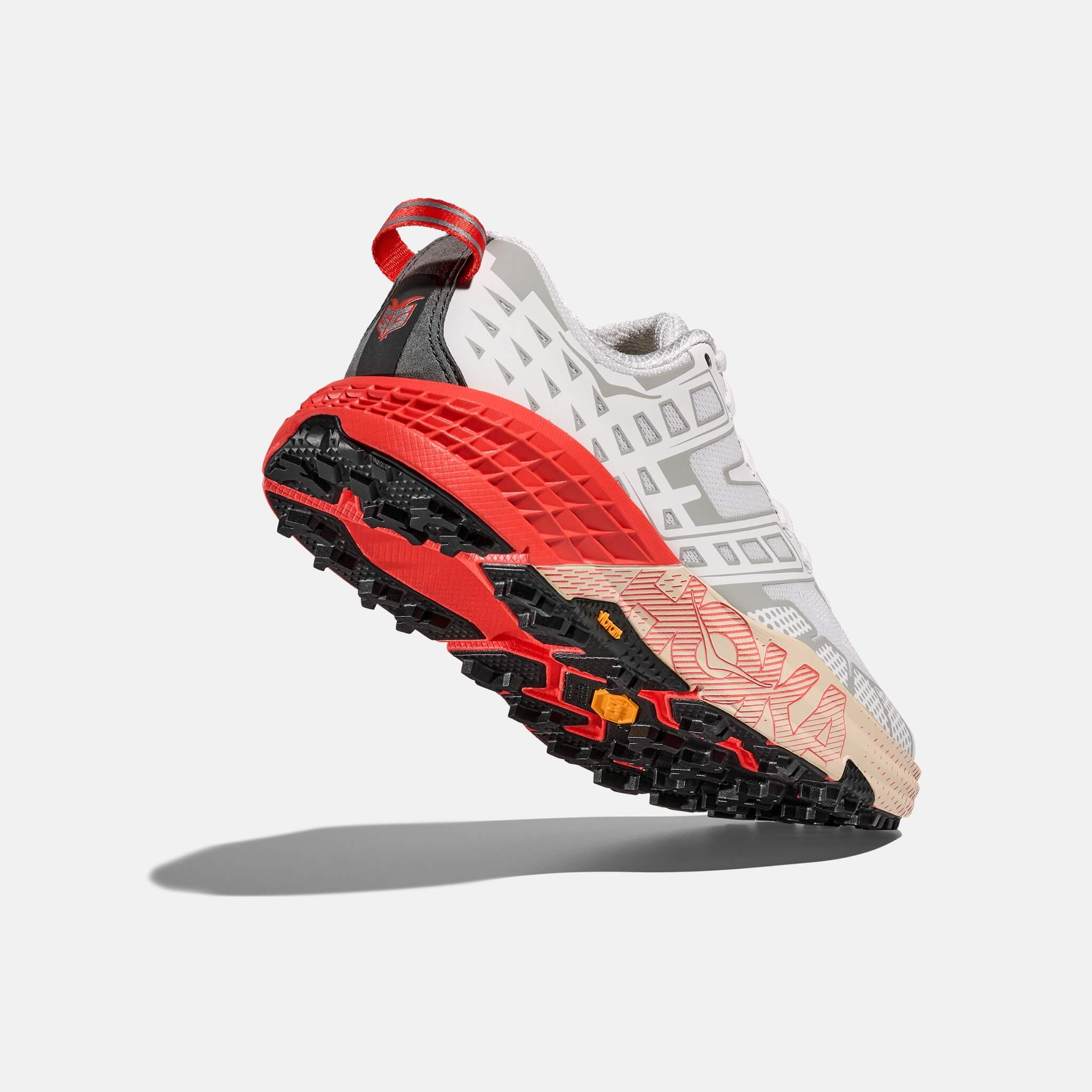 Pantofi sport gri-roșu Hoka Speedgoat 2 unisex