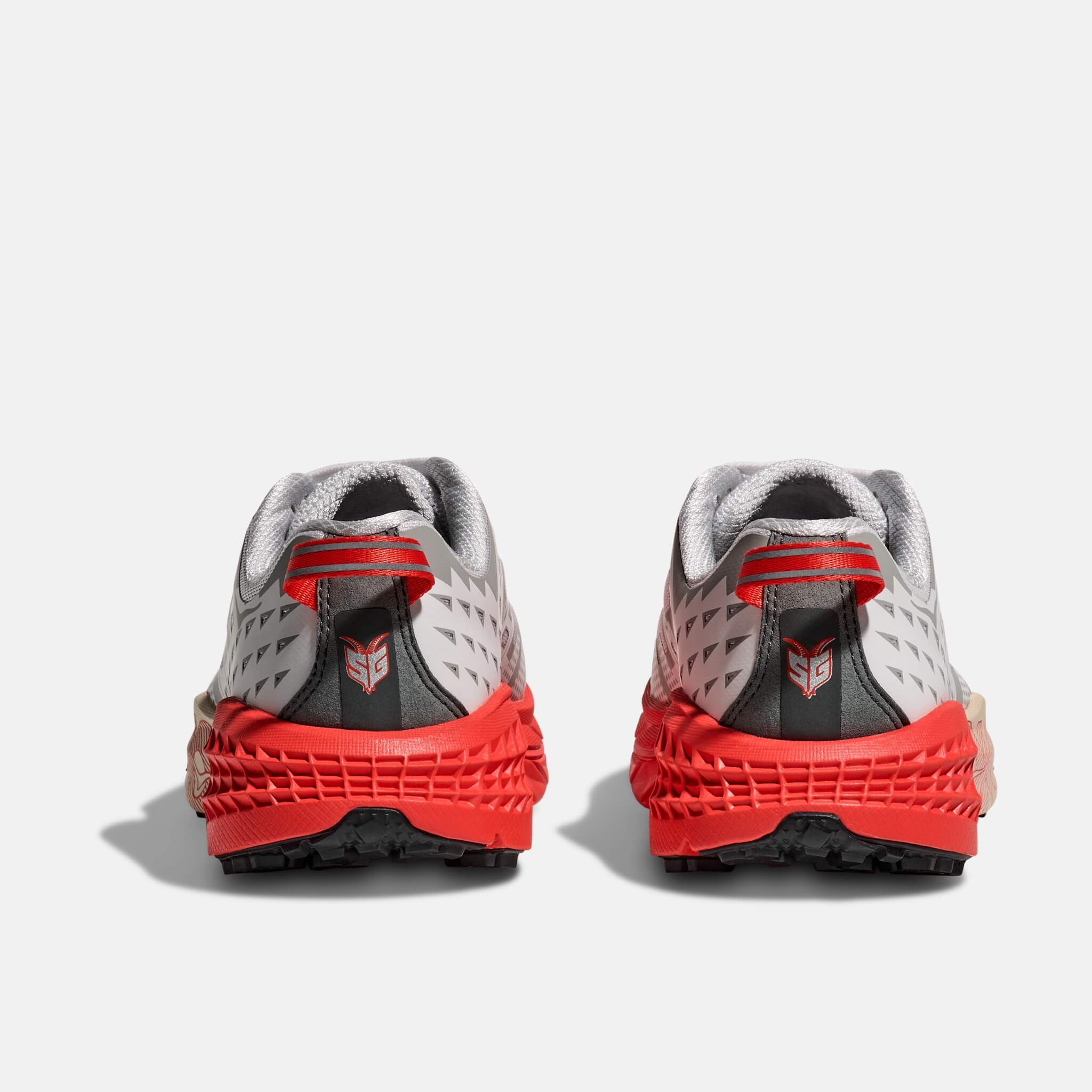 Pantofi sport gri-roșu Hoka Speedgoat 2 unisex