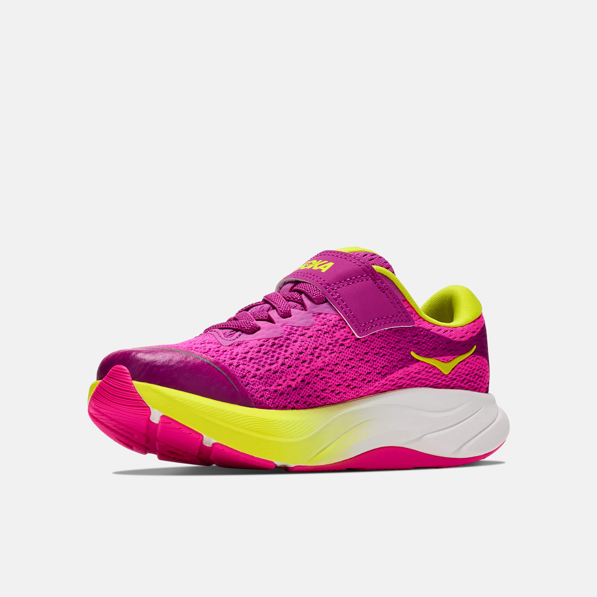 Pantofi sport roz-galben Hoka Rincon 4 copii