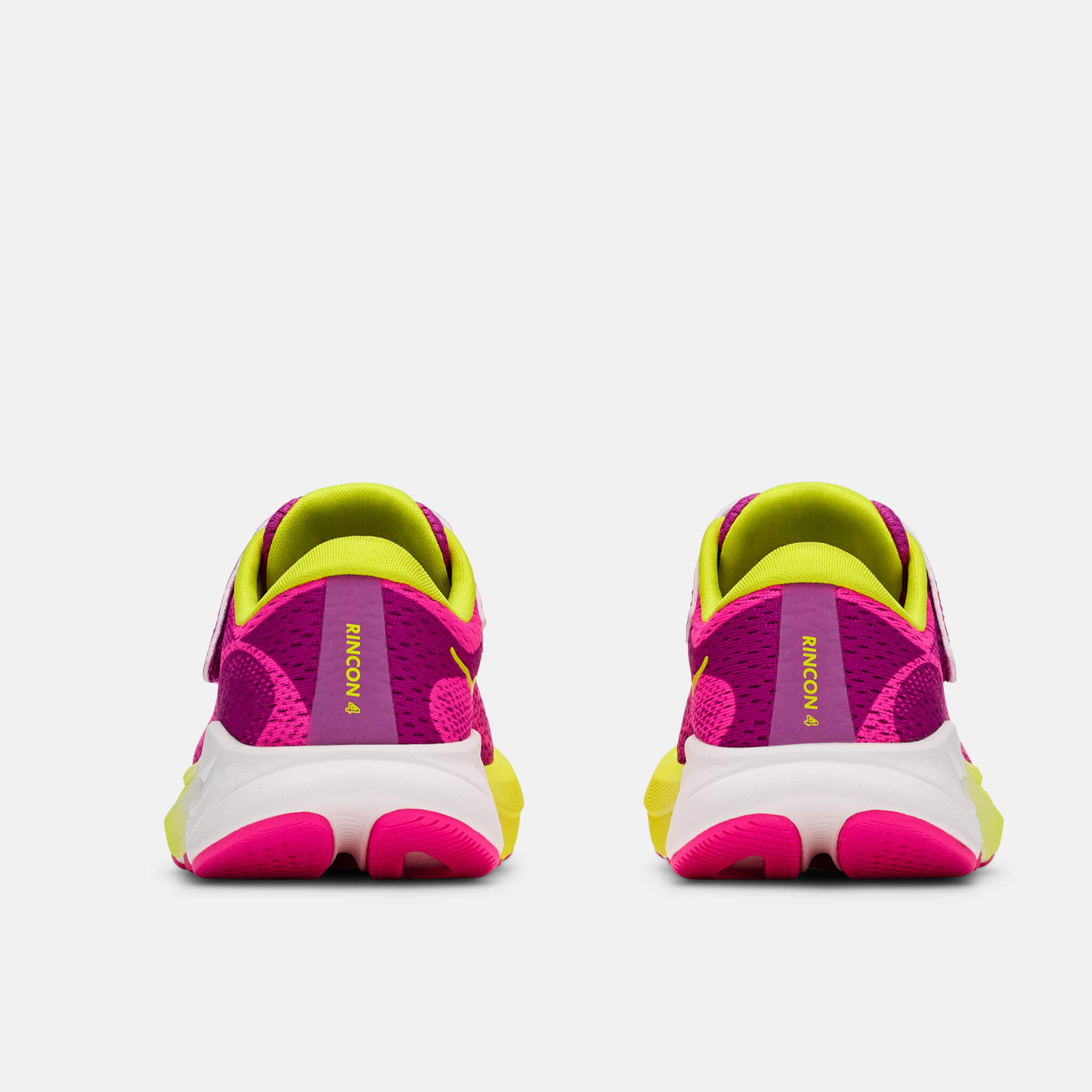 Pantofi sport roz-galben Hoka Rincon 4 copii