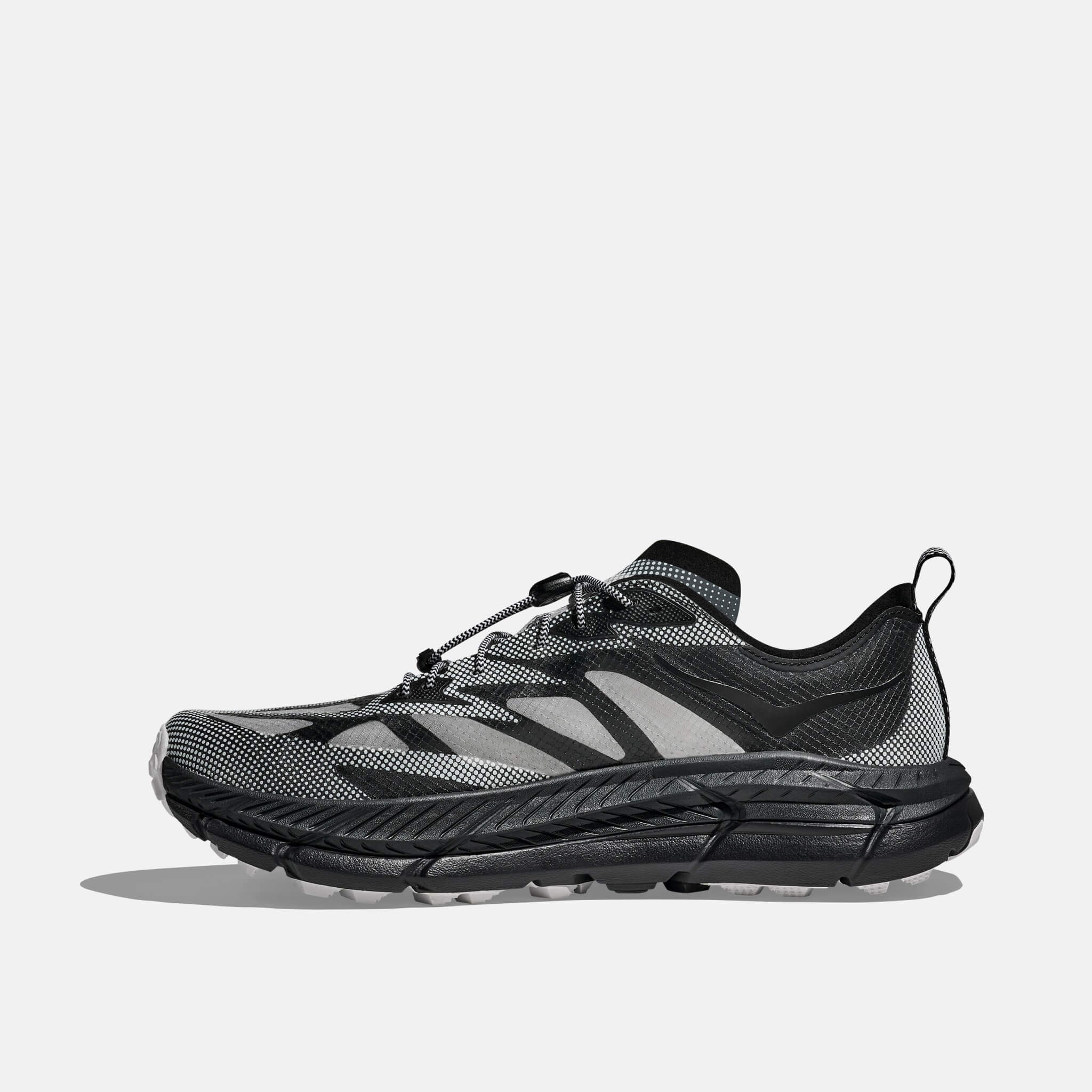 Pantofi sport alb-negru Hoka Mafate Speed 4 Lite TS unisex
