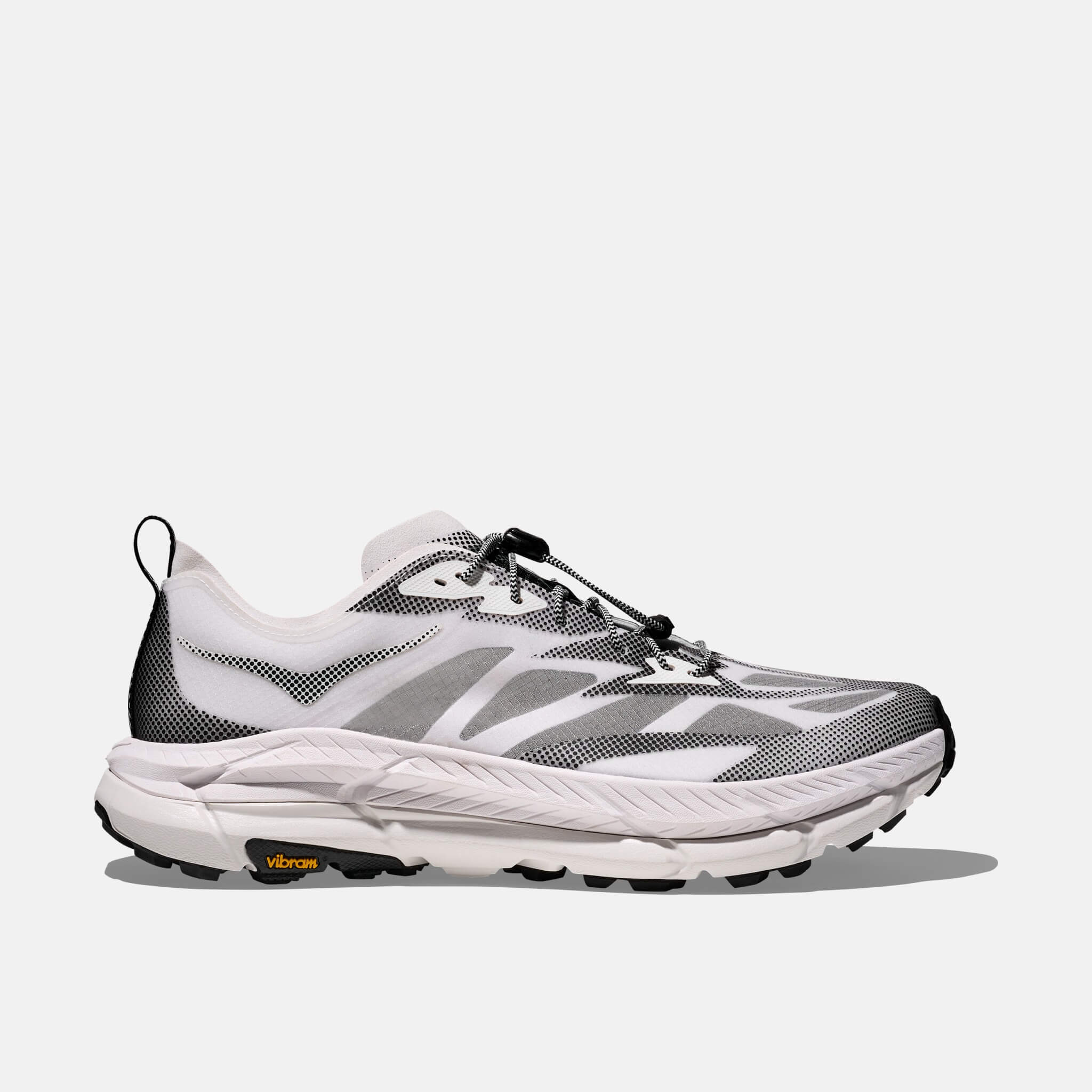 Pantofi sport alb-negru Hoka Mafate Speed 4 Lite TS unisex