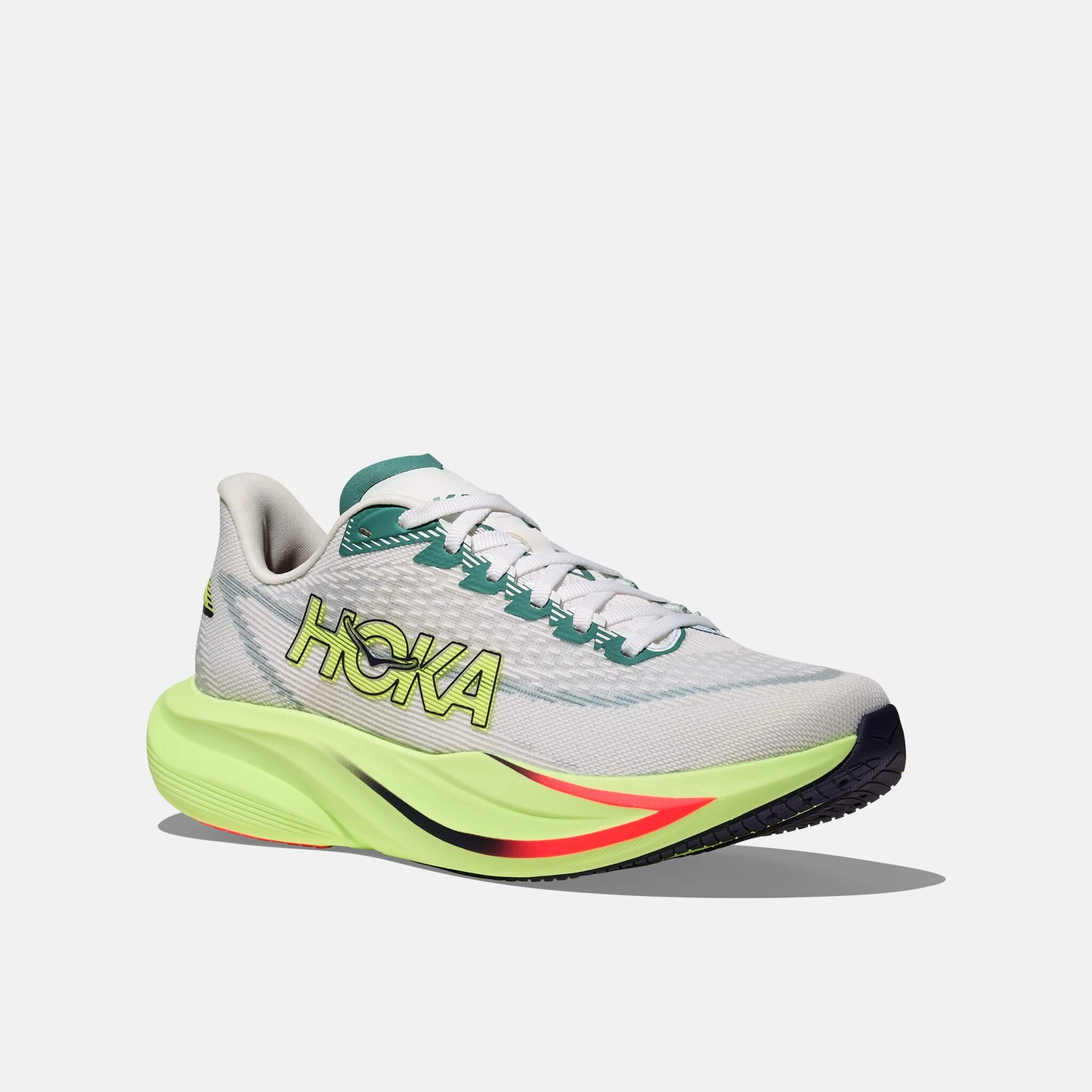 Pantofi de alergare gri-verde Hoka Mach 7  bărbați