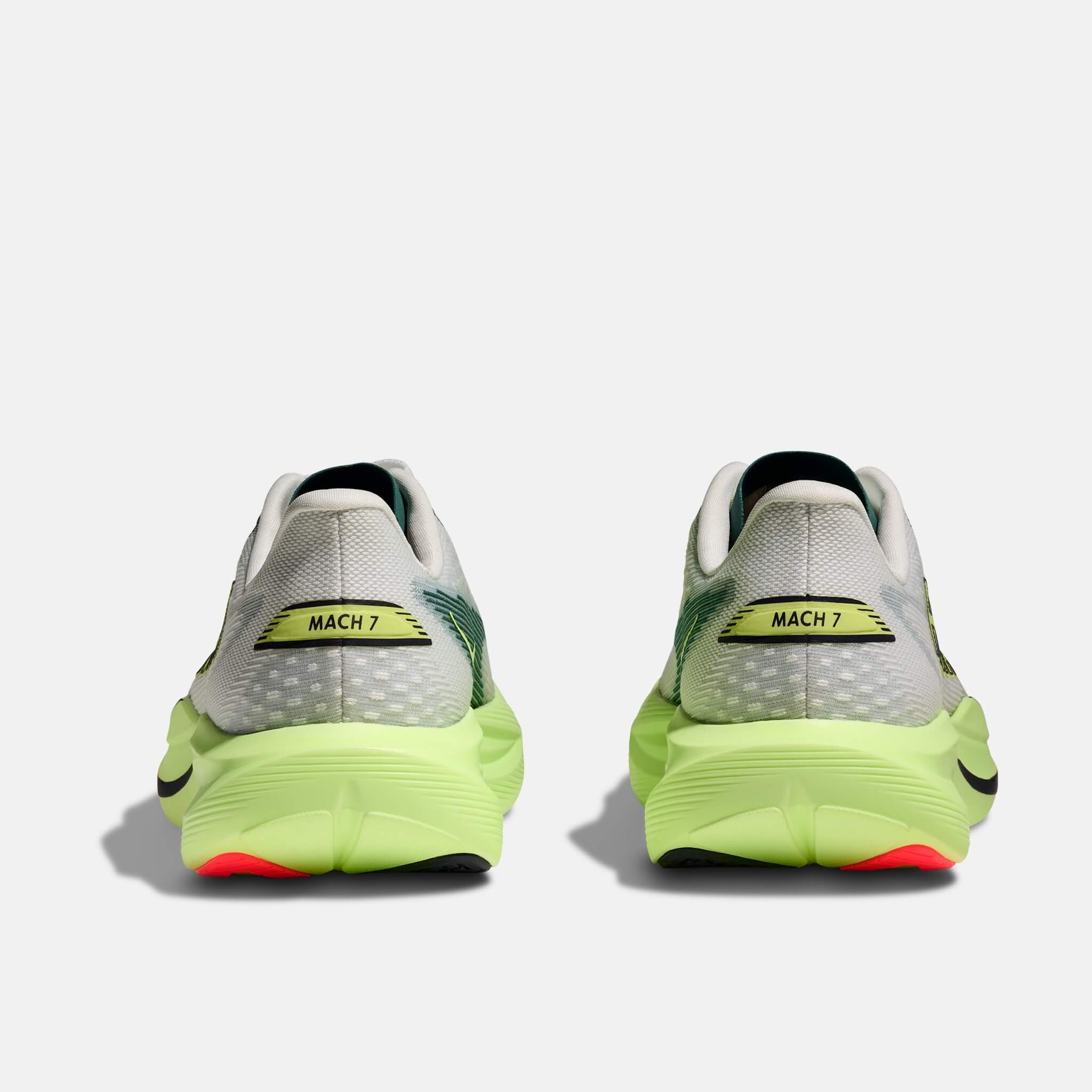 Pantofi de alergare gri-verde Hoka Mach 7  bărbați