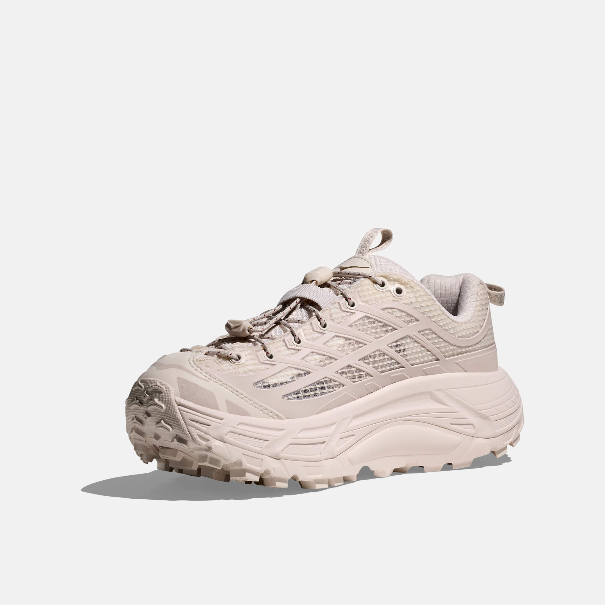 Pantofi sport crem Hoka Mafate Three2 Grid unisex