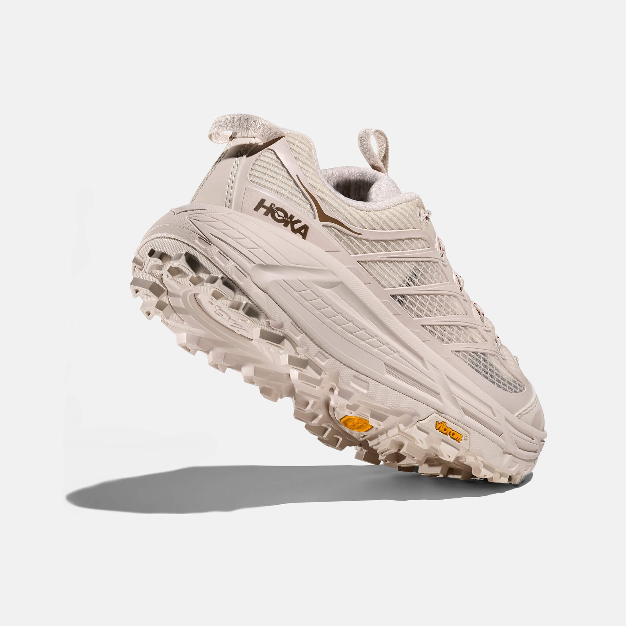 Pantofi sport crem Hoka Mafate Three2 Grid unisex