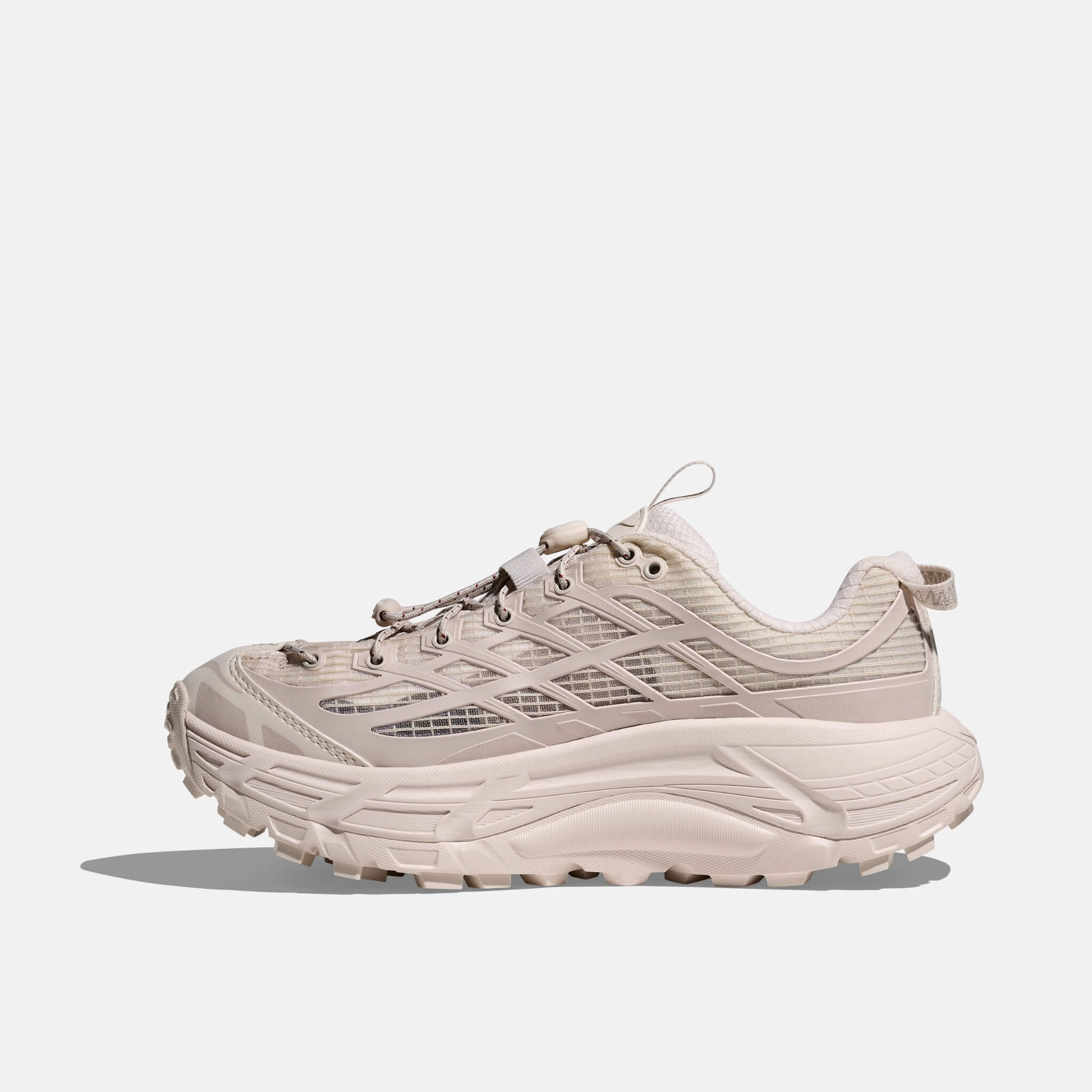 Pantofi sport crem Hoka Mafate Three2 Grid unisex