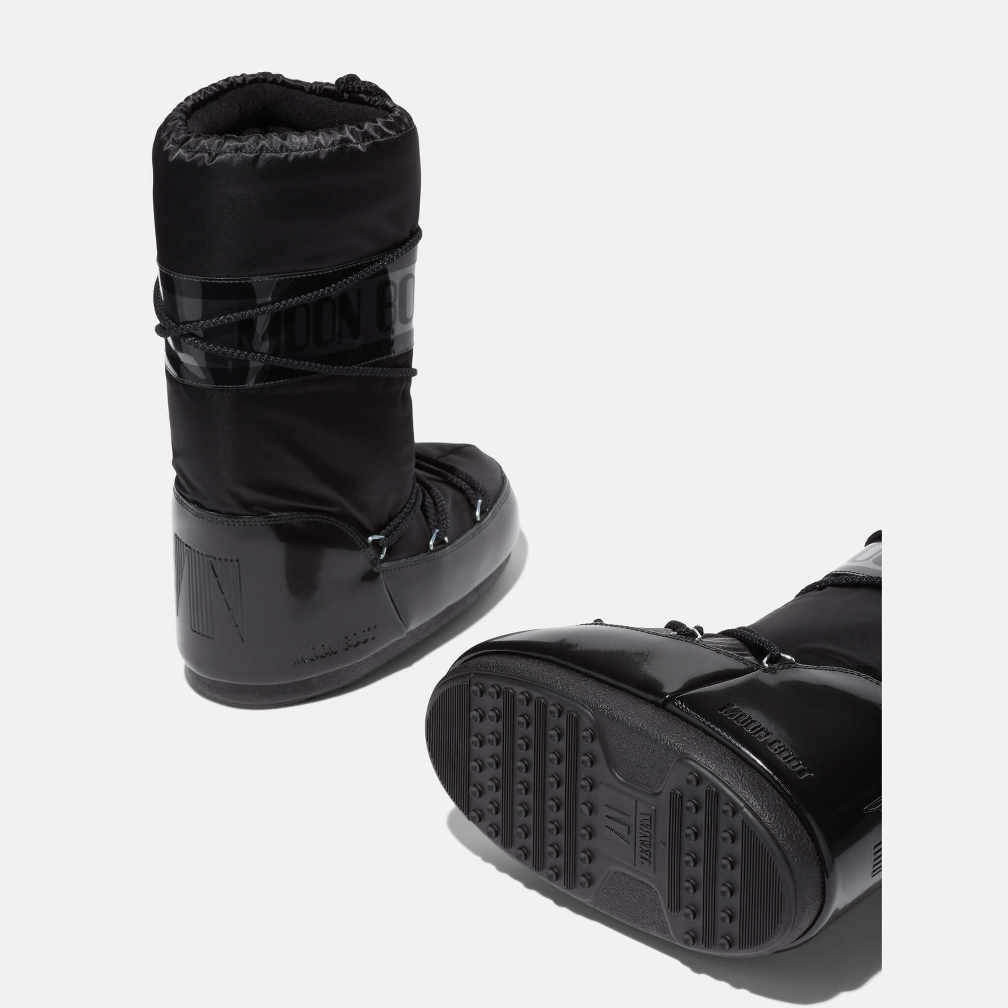 Cizme de iarnă negre Moon Boot Glance de damă