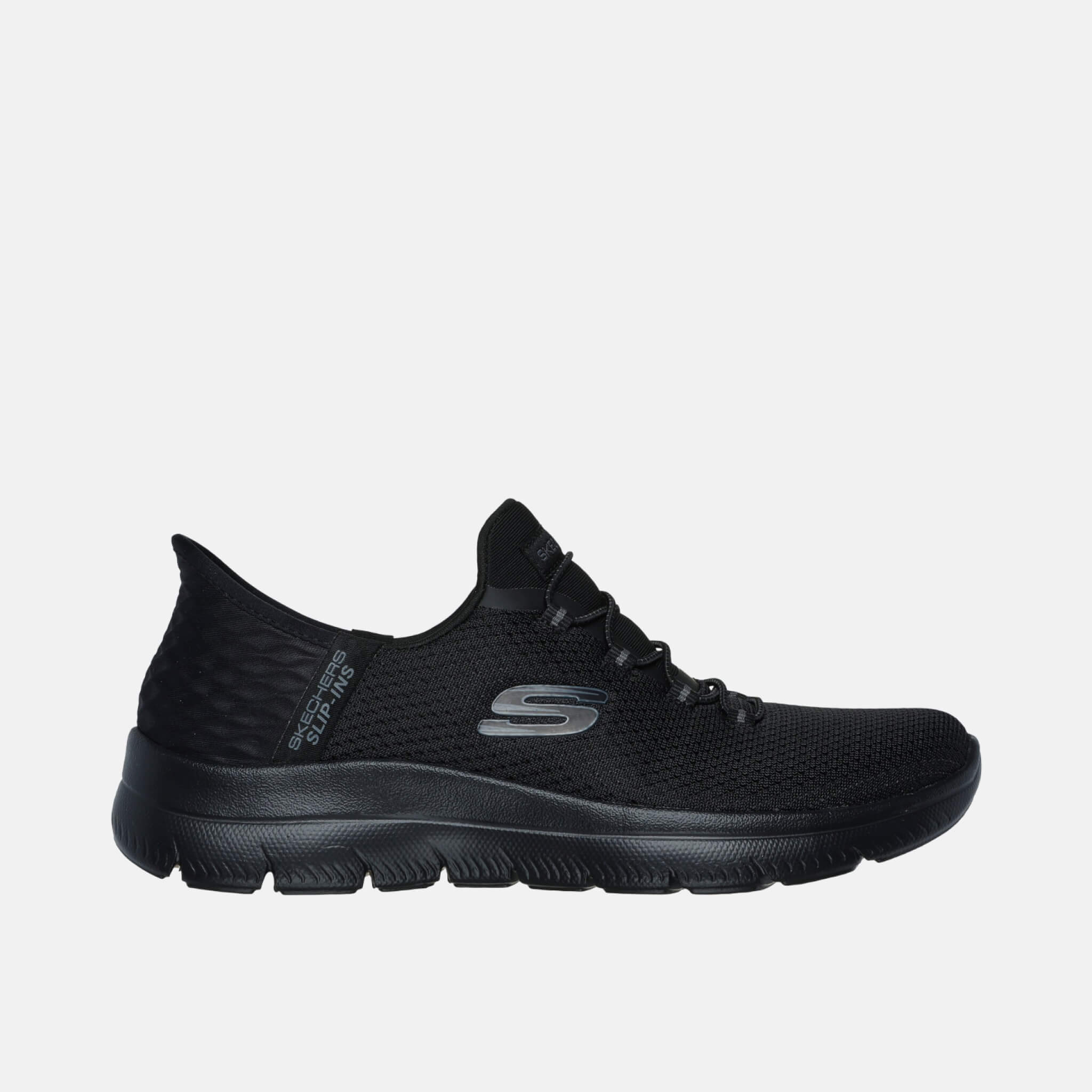 Pantofi sport negri Skechers Slip-ins: Summits - Diamond Dream de damă