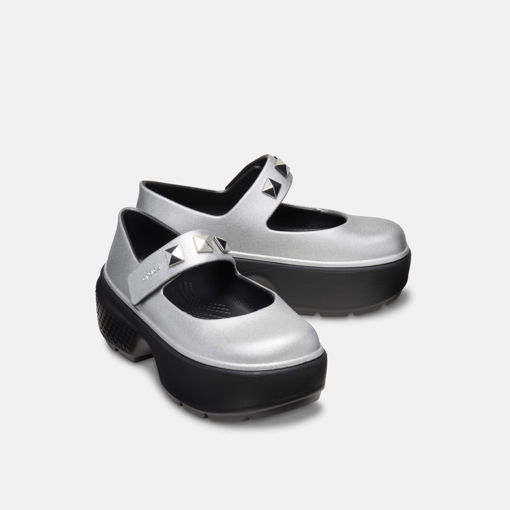 Stomp Metallic Mary Jane Silver