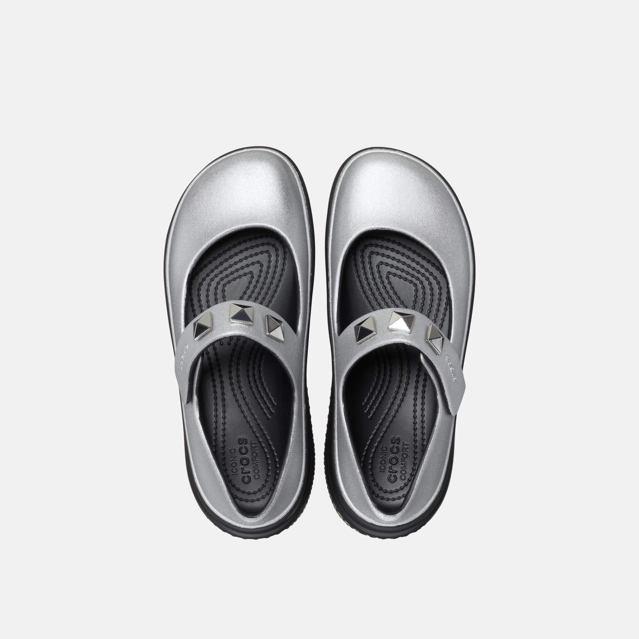 Stomp Metallic Mary Jane Silver