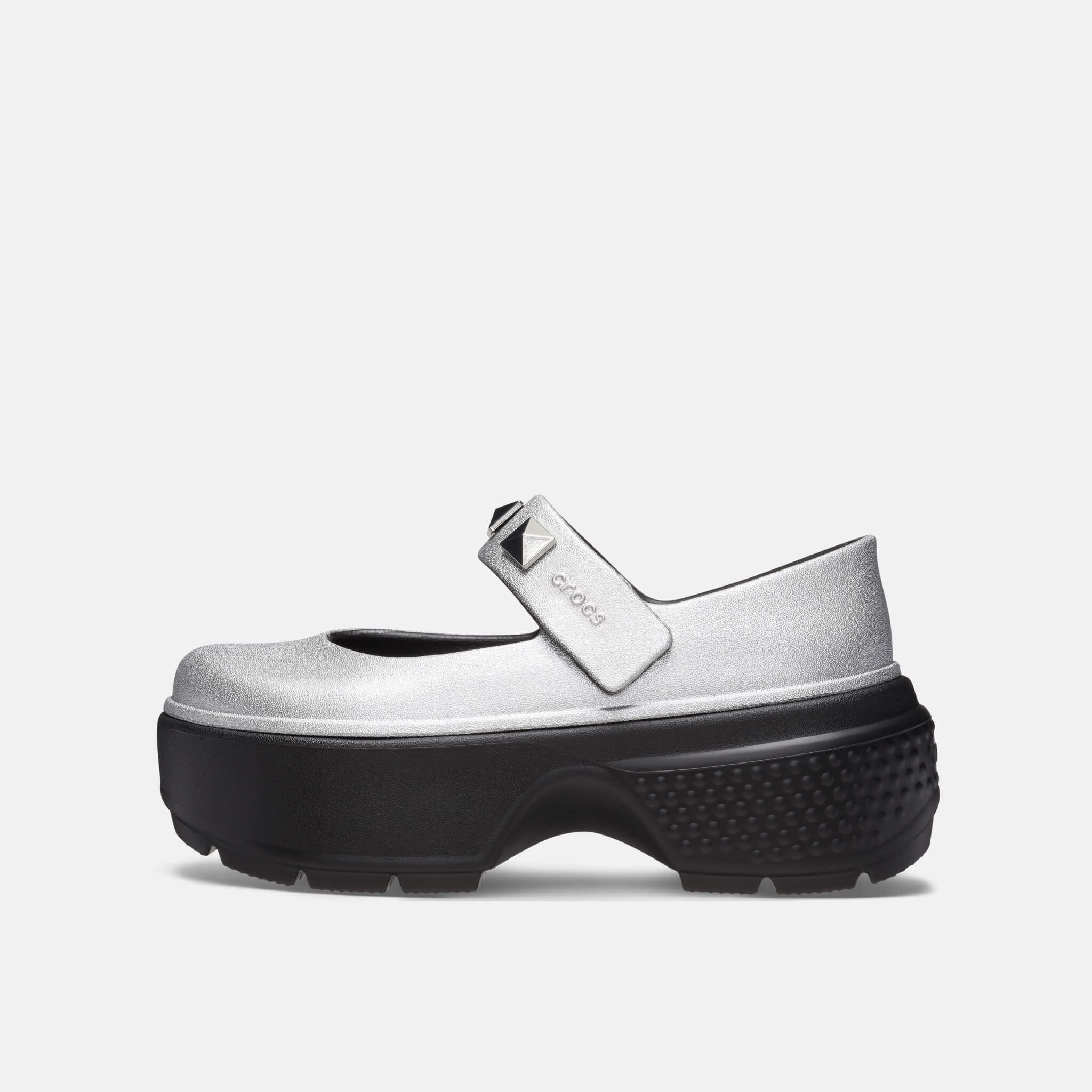 Stomp Metallic Mary Jane Silver