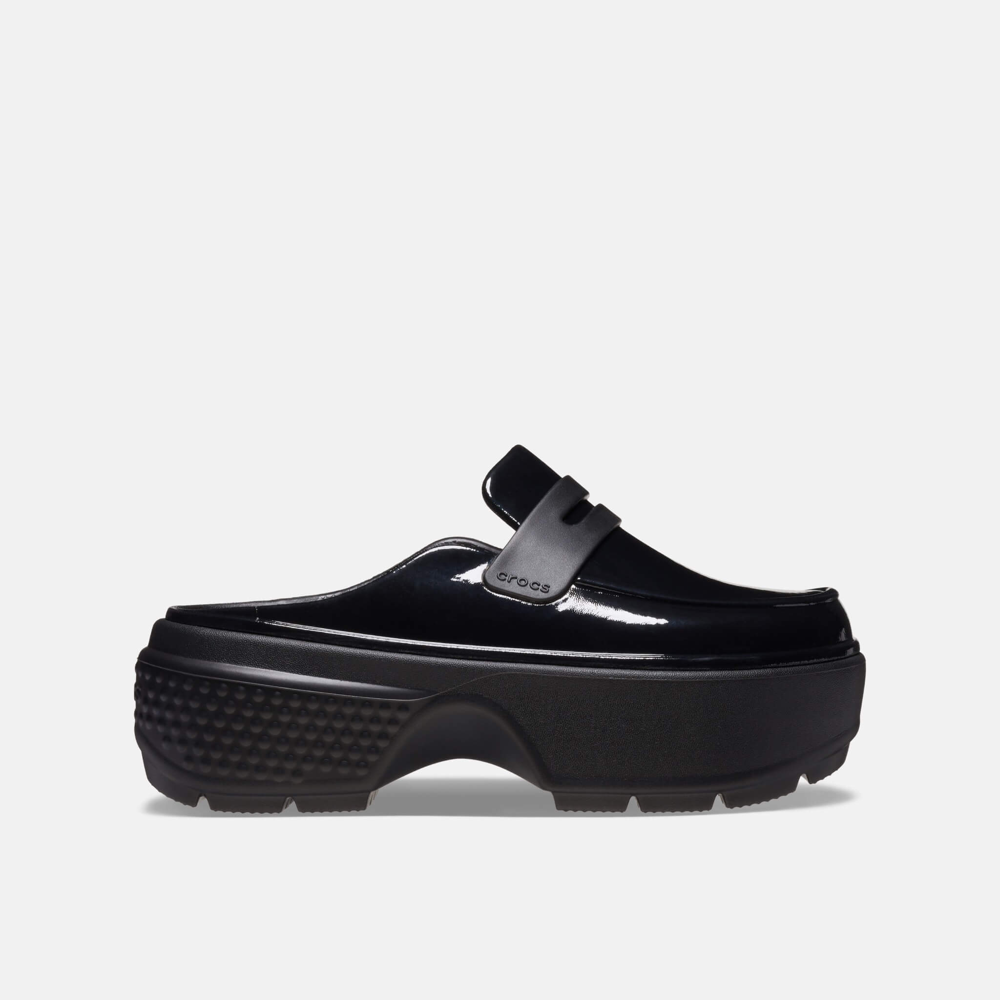 Stomp High Shine Loafer Black