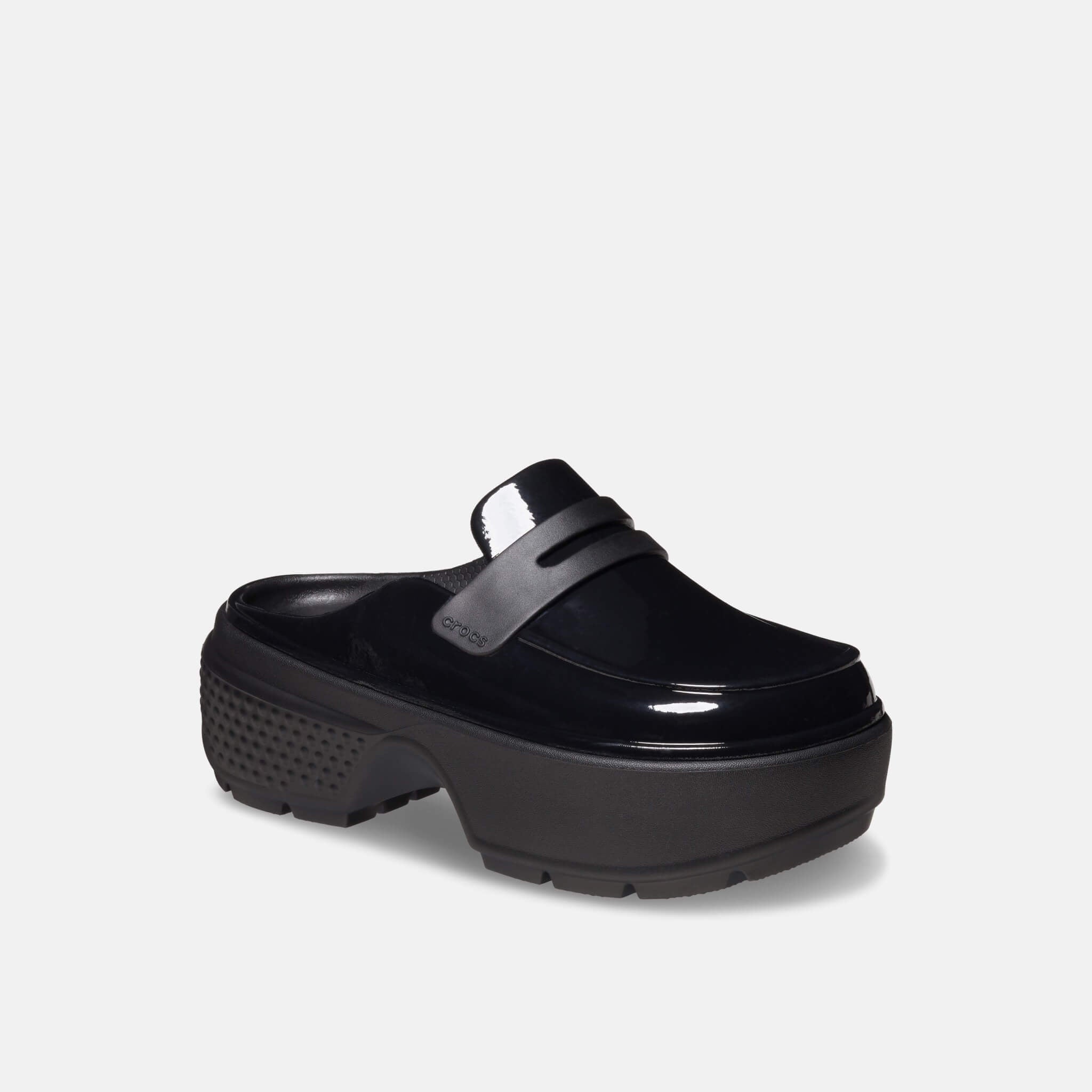 Stomp High Shine Loafer Black