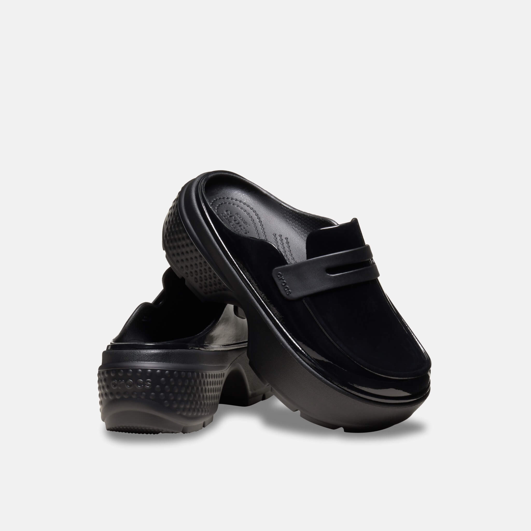 Stomp High Shine Loafer Black