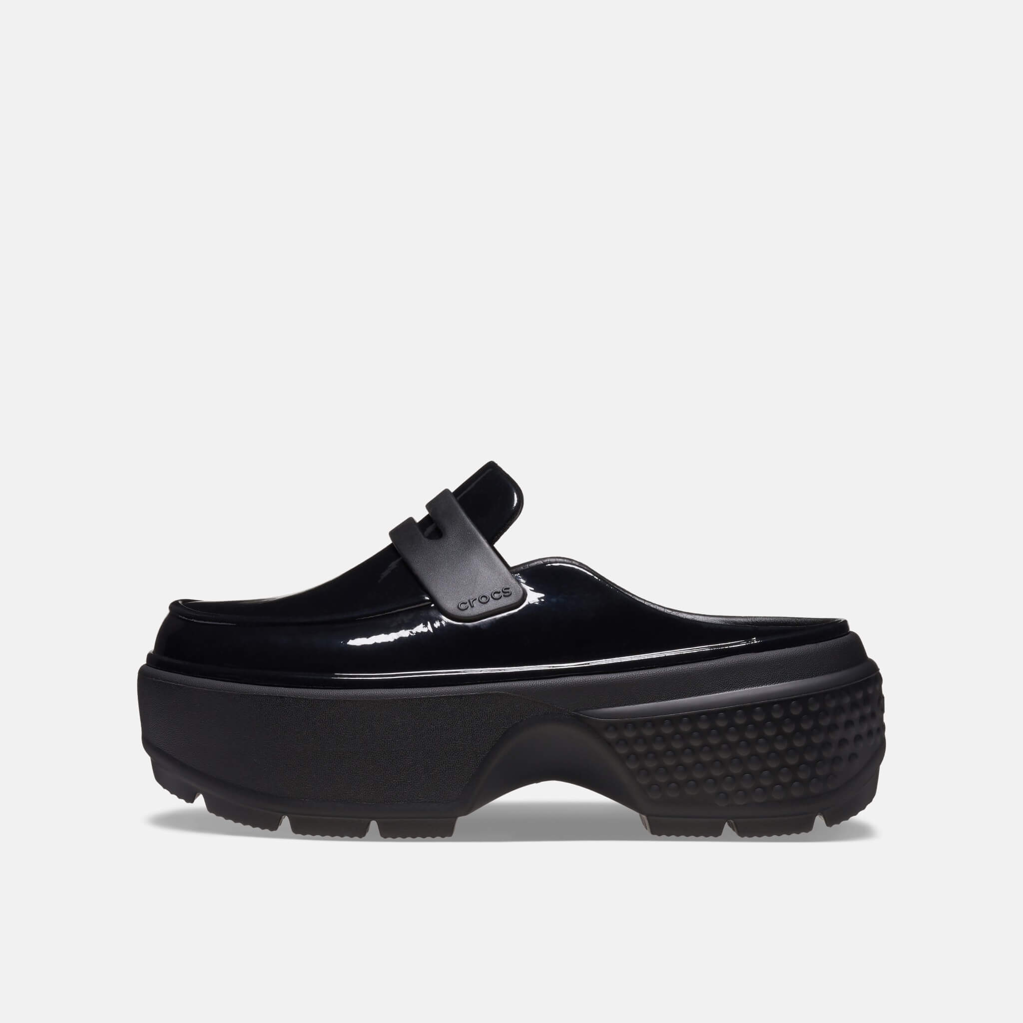 Stomp High Shine Loafer Black