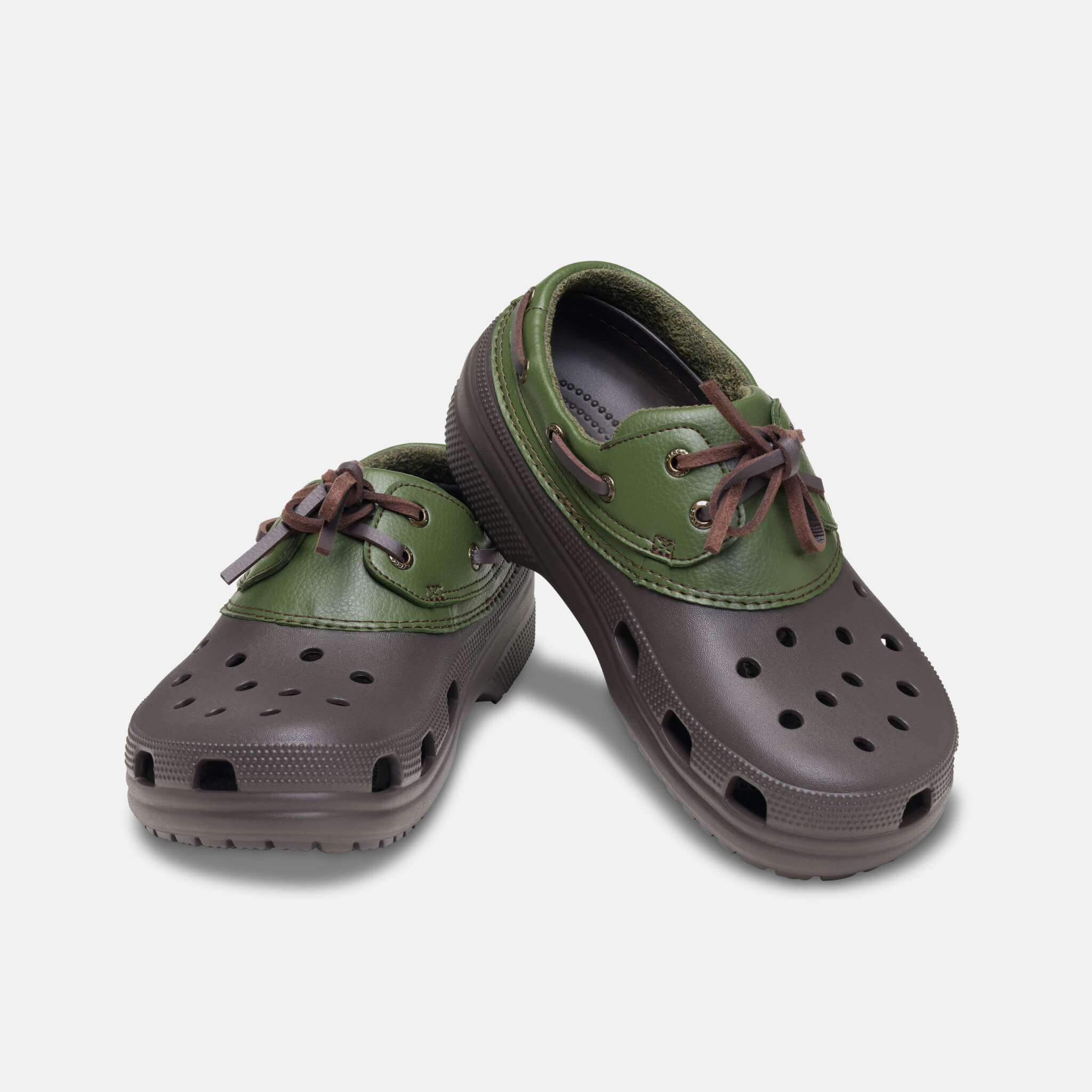Classic Boat Shoe Espresso/Army Green