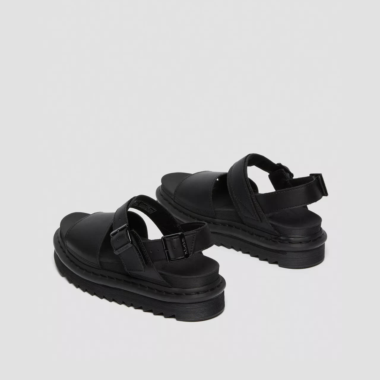 Sandale negre Dr. Martens Voss de damă