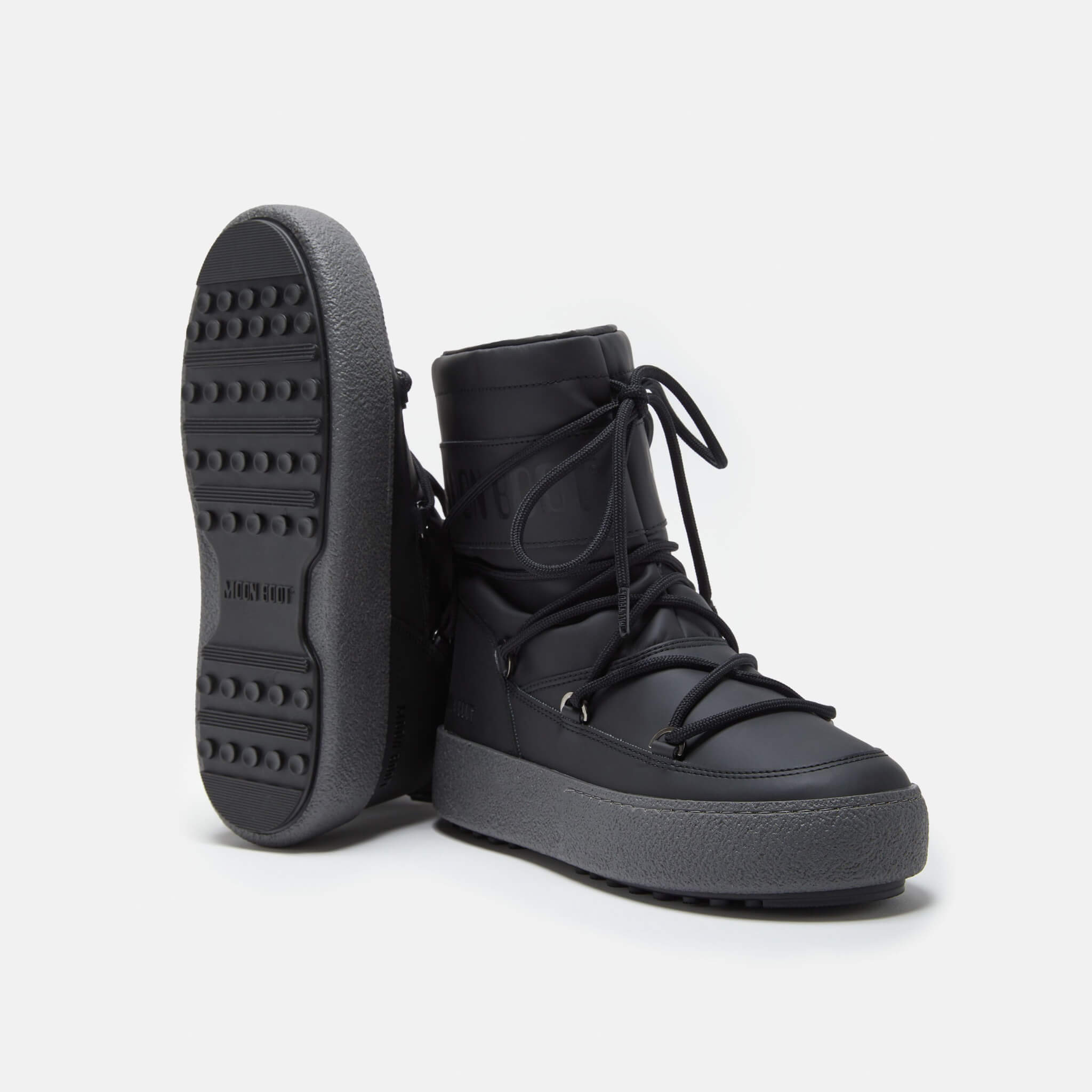Cizne de iarnă negre Moon Boot Mtrack Tube Rubber bărbați