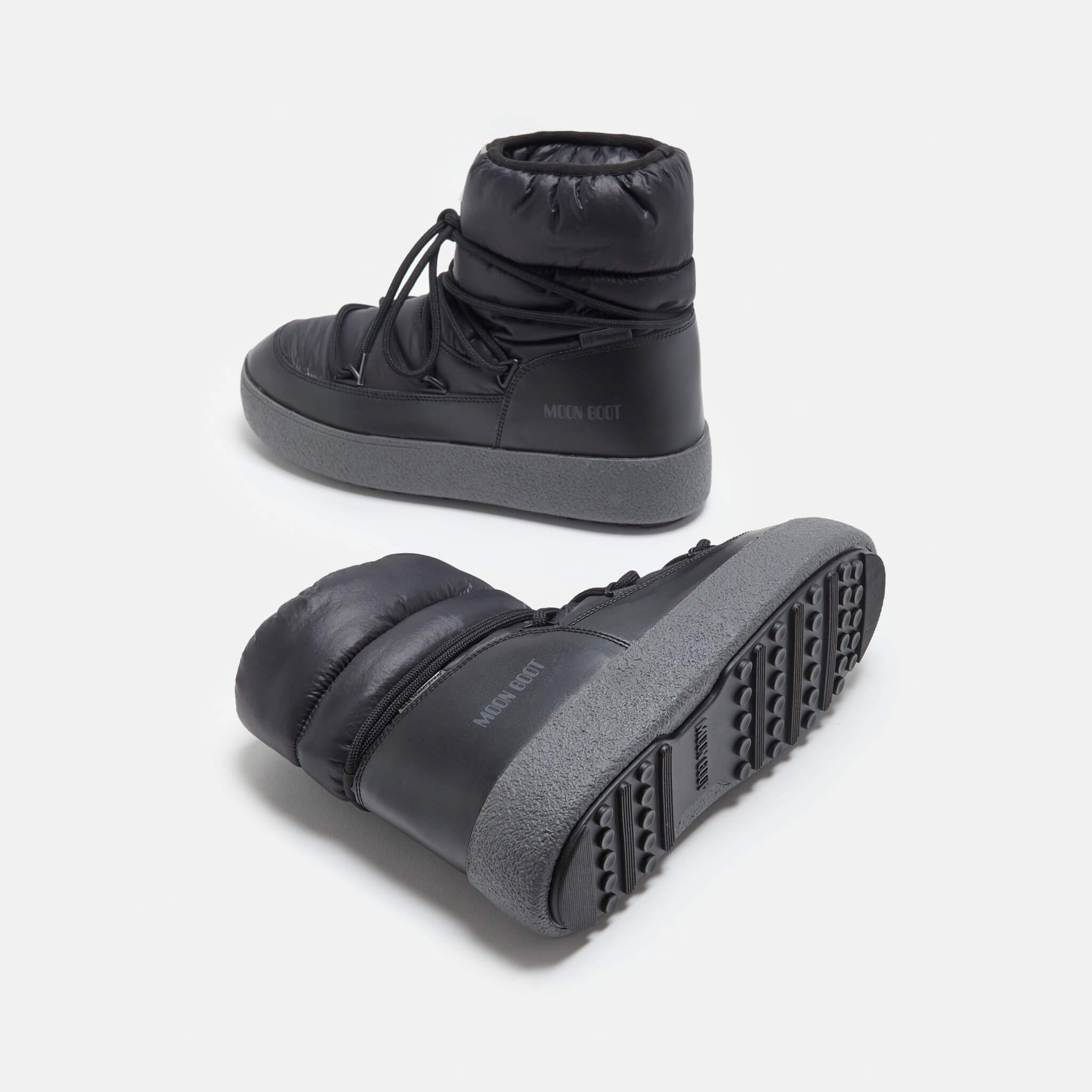Cizme de iarnă negre Moon Boot Mtrack Low Nylon WP bărbați