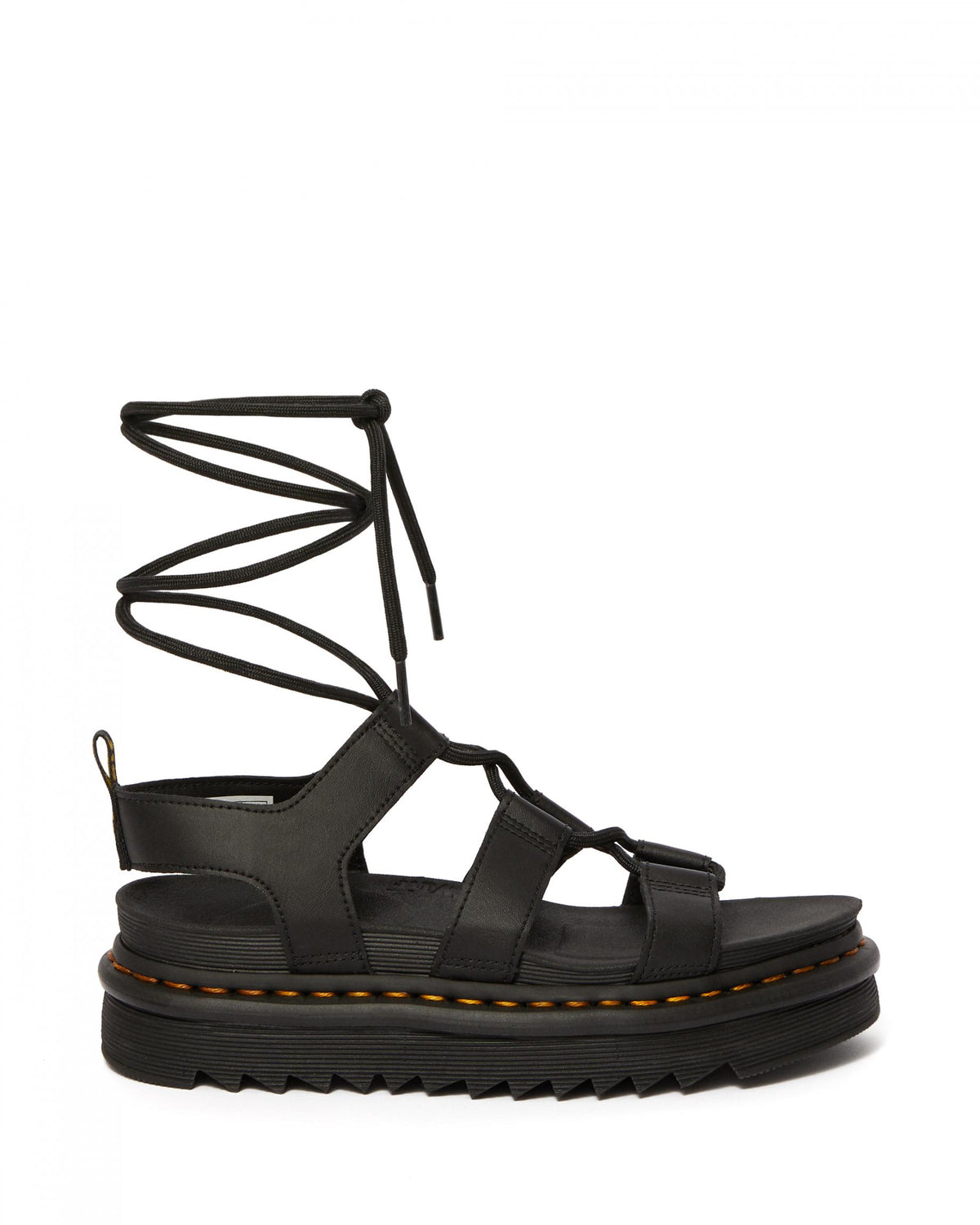 Sandale negre Dr. Martens Nartilla de damă