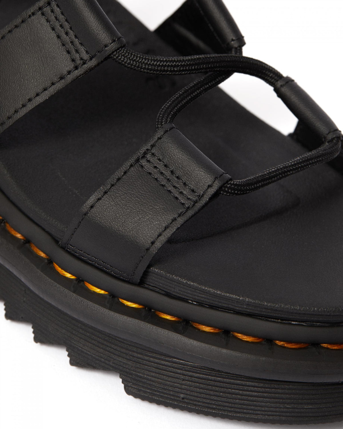 Sandale negre Dr. Martens Nartilla de damă