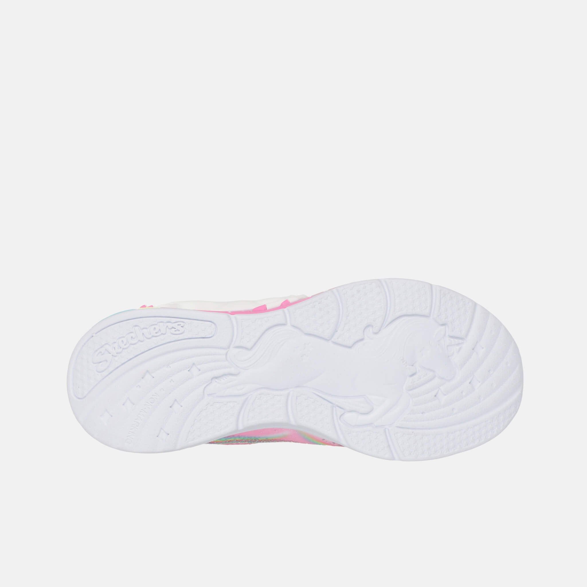 Pantofi sport roz Skechers S-Lights: Unicorn Chaser copii