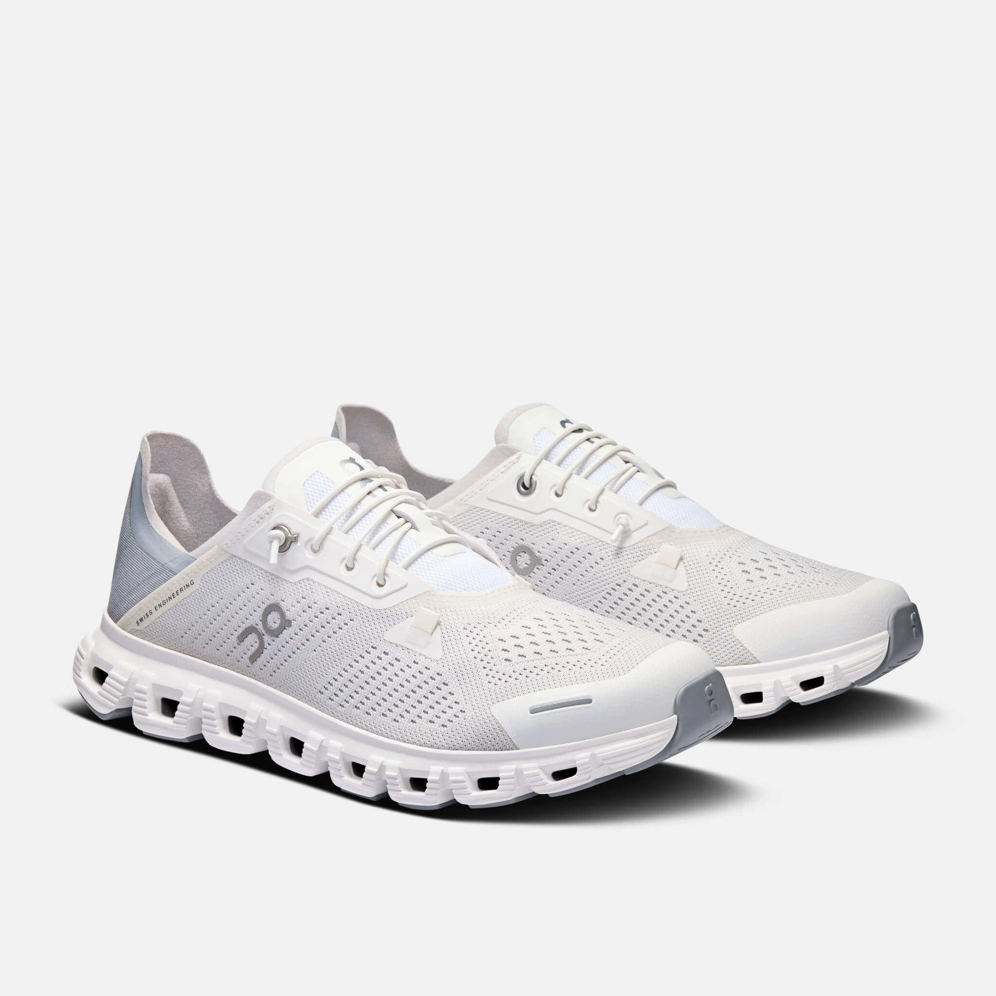 Pantofi sport casual albi On Cloud 6 de damă