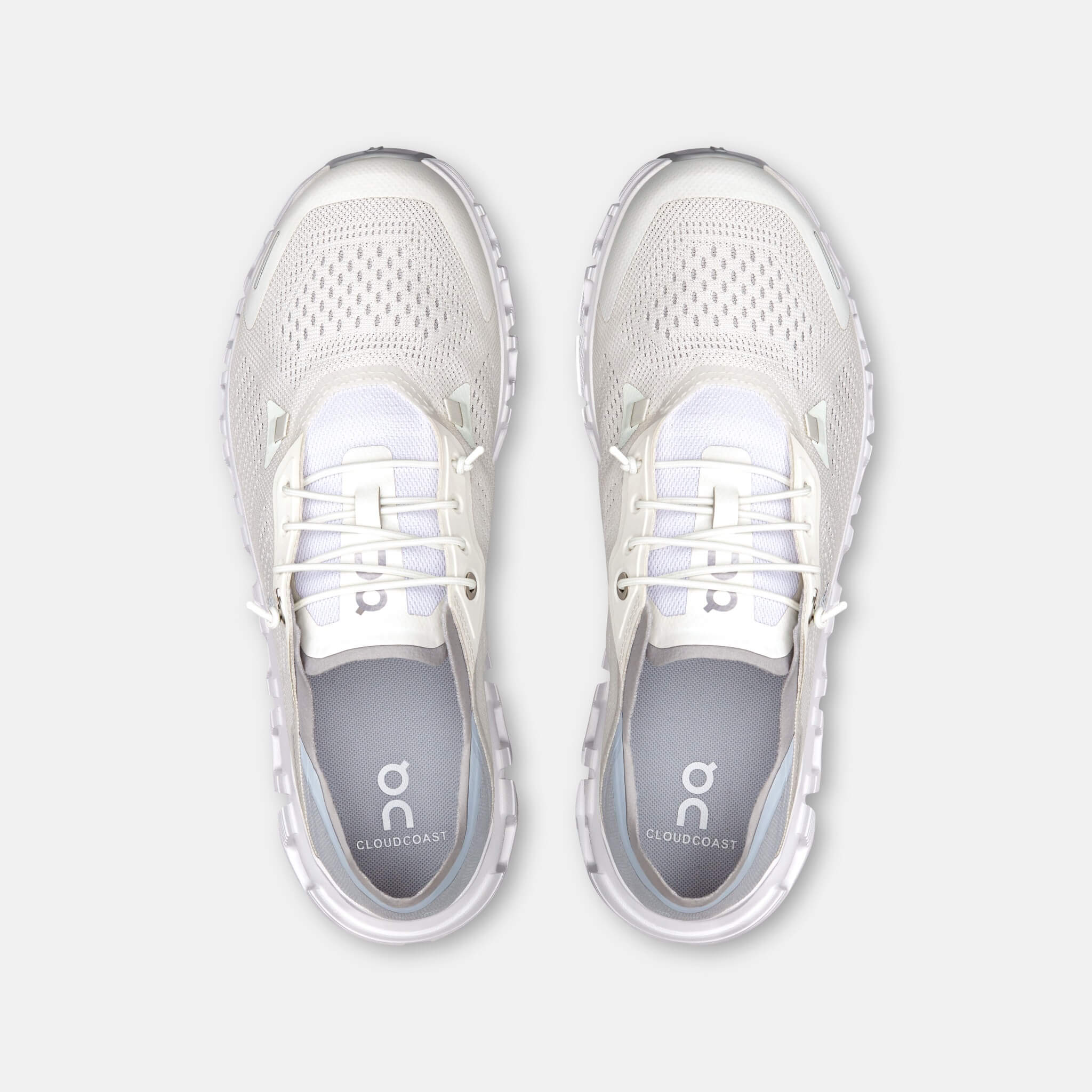 Pantofi sport casual albi On Cloud 6 de damă
